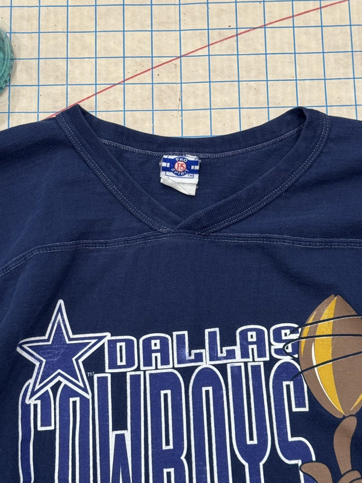 Warner Bros Vintage Dallas Cowboys Taz Warner Bros Long Sleeve Large Size US L / EU 52-54 / 3 - 6 Thumbnail