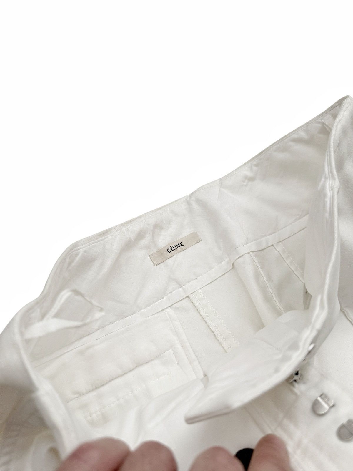 Celine Phoebe Filo 2016 Winter Campaign Flare Moleskin Pant Size 28" / US 6 / IT 42 - 10 Thumbnail