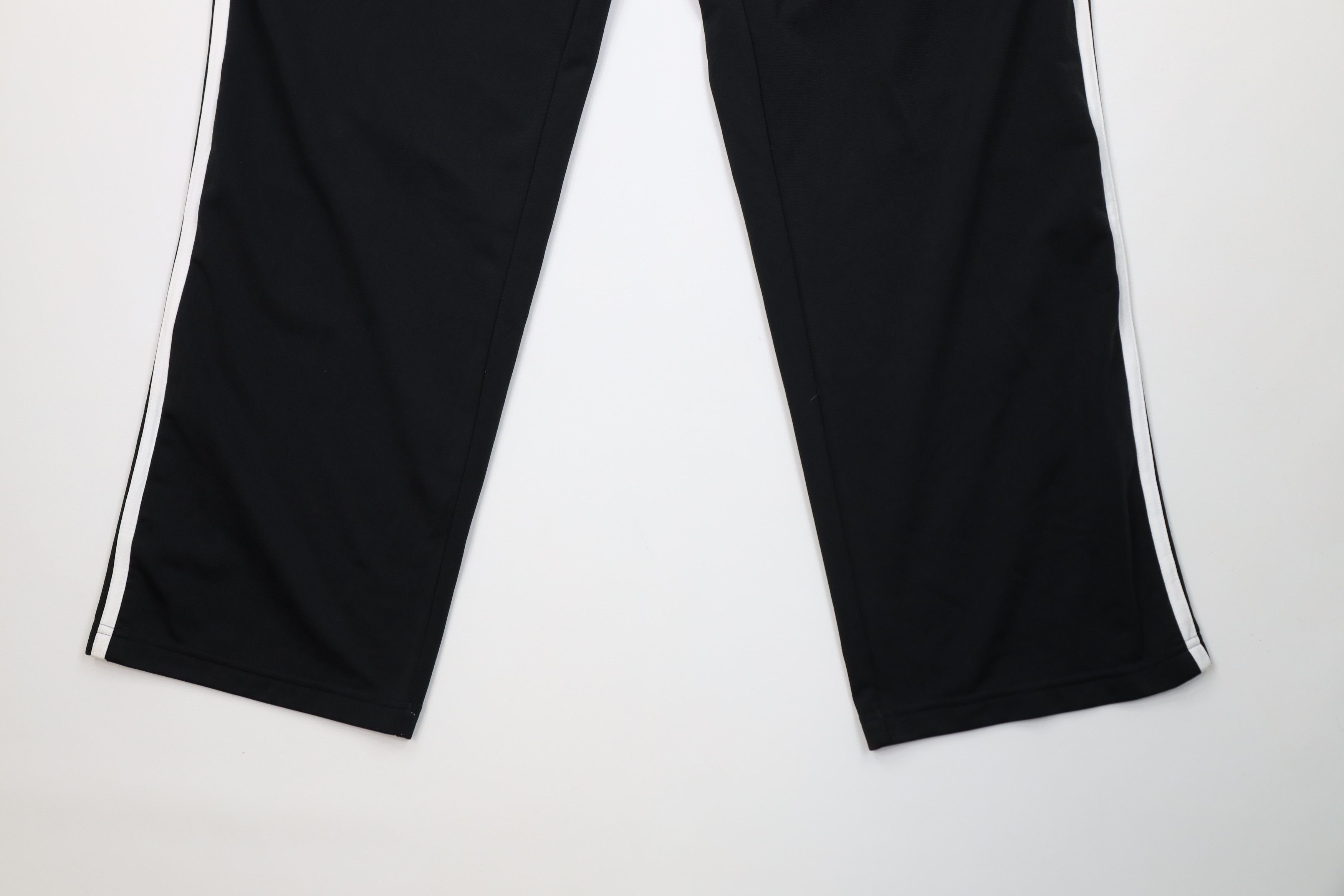 Adidas Vintage Y2K Adidas Striped Wide Leg Sweatpants Pants Black Size US 42 / EU 58 - 4 Thumbnail