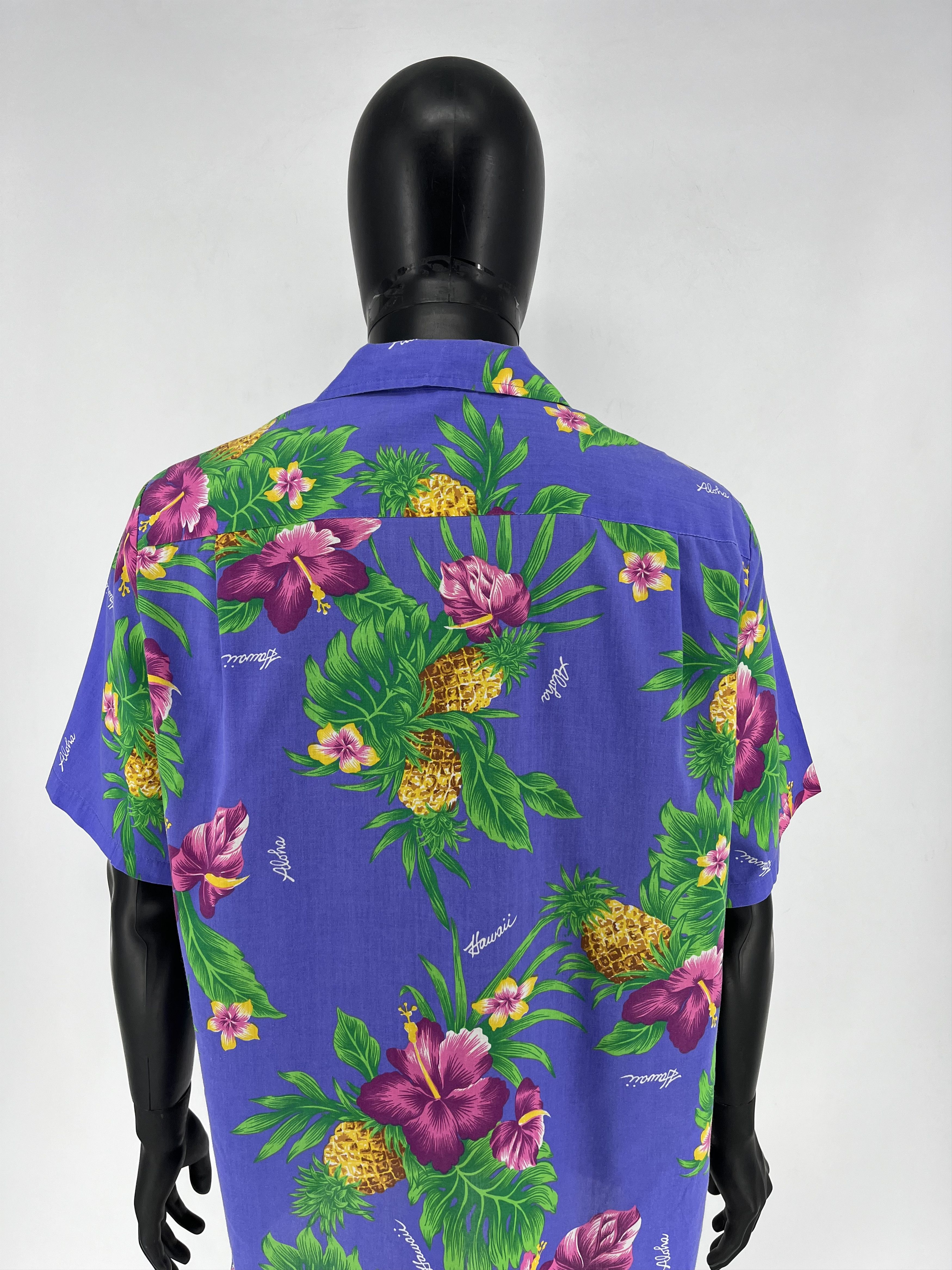 Vintage Vintage Y2K Art Streetwear Hawaiian Travis Scott style Size US XXL / EU 58 / 5 - 9 Thumbnail