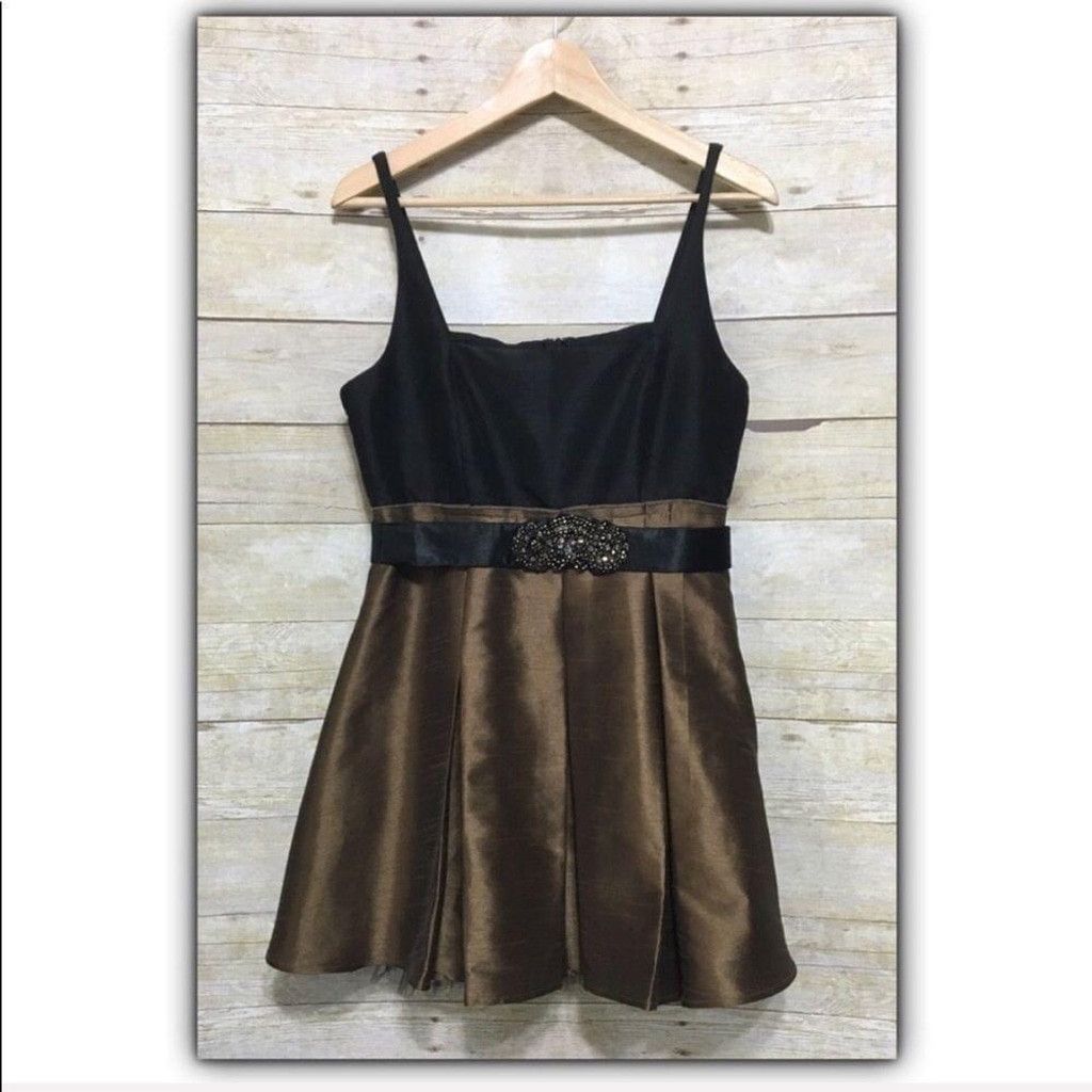 Other Wrapper metallic skirt formal party cocktail dress size 6 Size M / US 6-8 / IT 42-44 - 2 Thumbnail