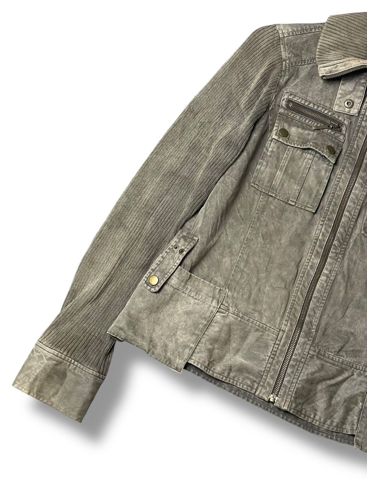 Japanese Brand × Vintage Renault. Jeans Brand Knitted Double Pocket Jacket (108) Size US XXS / EU 40 - 4 Thumbnail