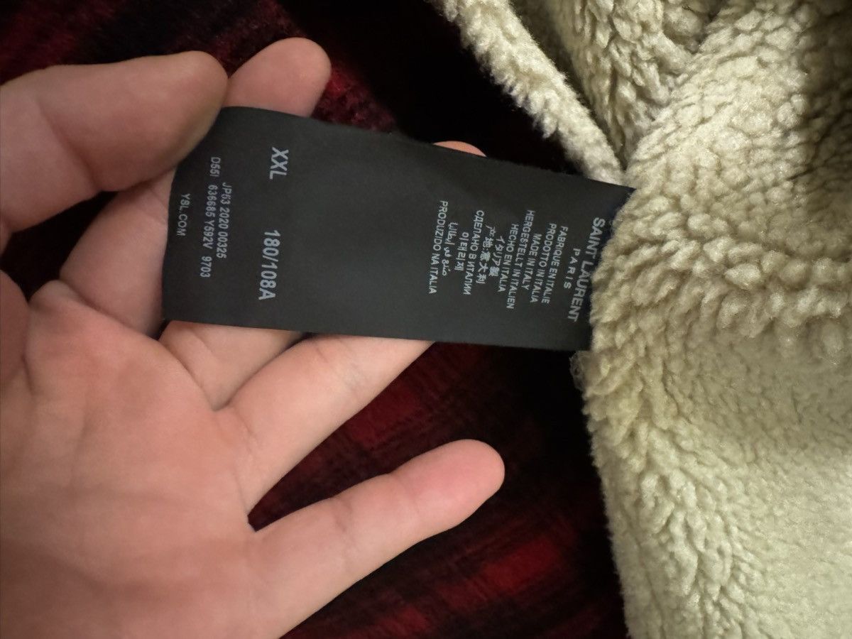 Saint Laurent Paris Saint Laurent Mens shearling overshirt Size US XL / EU 56 / 4 - 5 Thumbnail