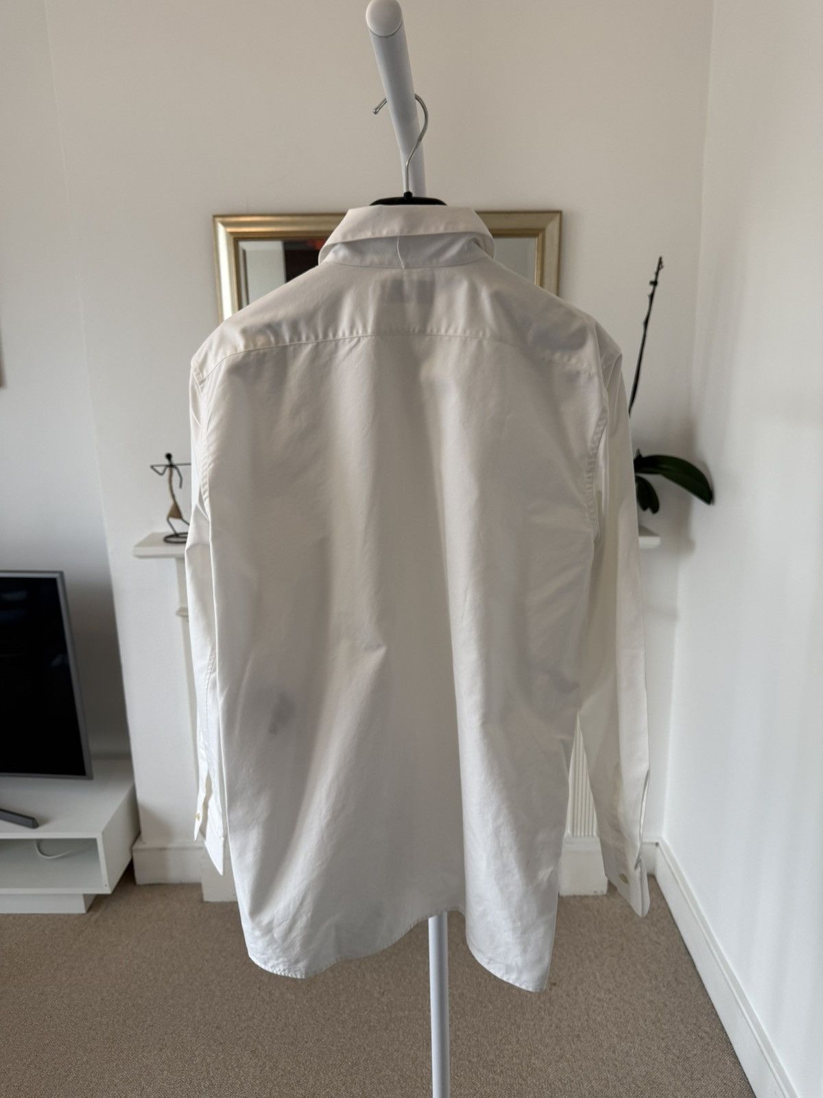 Saint Laurent Paris FW23' Saint Laurent Lavalliere-neck blouse in cotton poplin Size US M / EU 48-50 / 2 - 7 Thumbnail