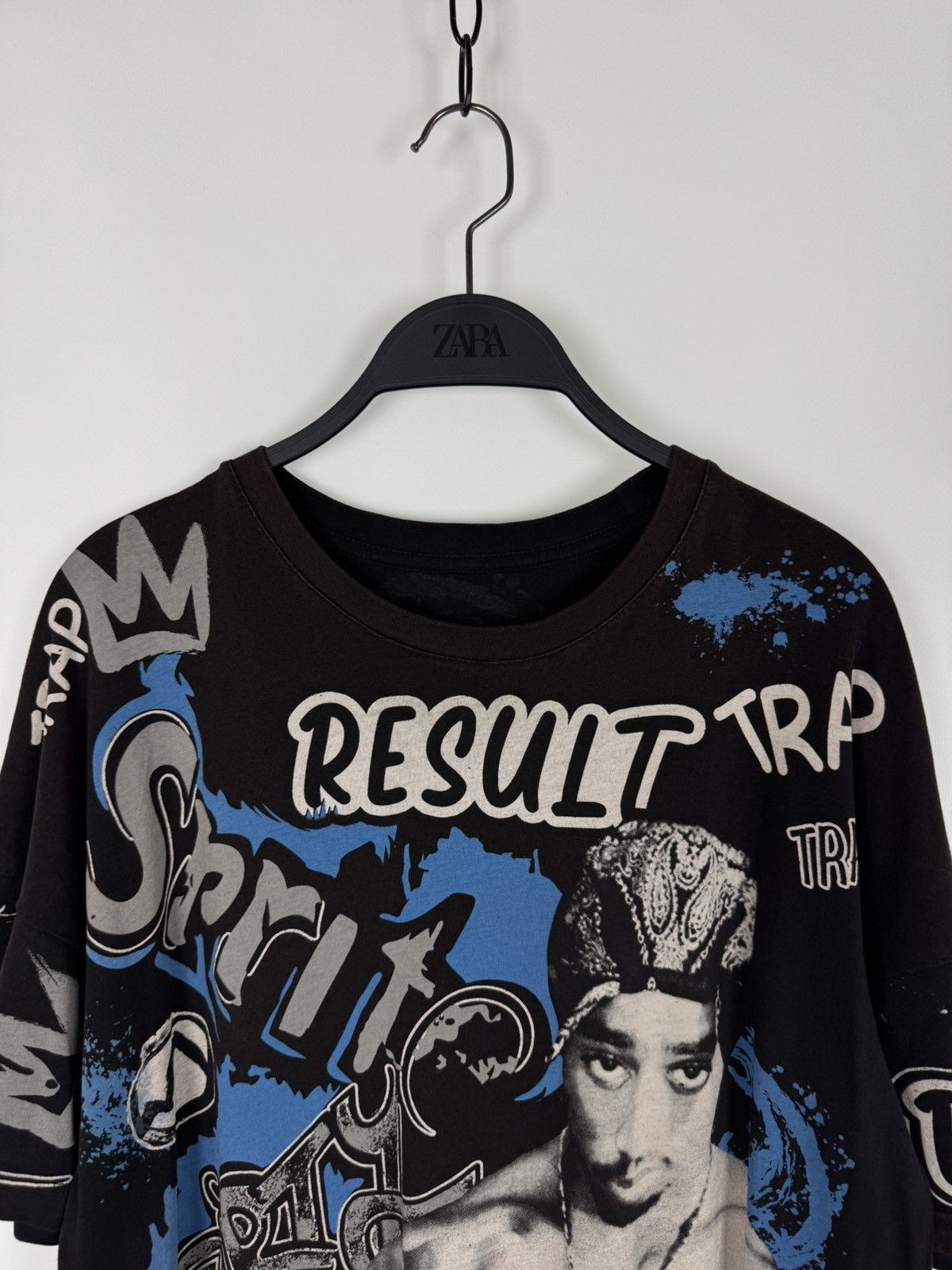 Band Tees Faded 2Pac Over Print T-Shirt Size US L / EU 52-54 / 3 - 2 Thumbnail