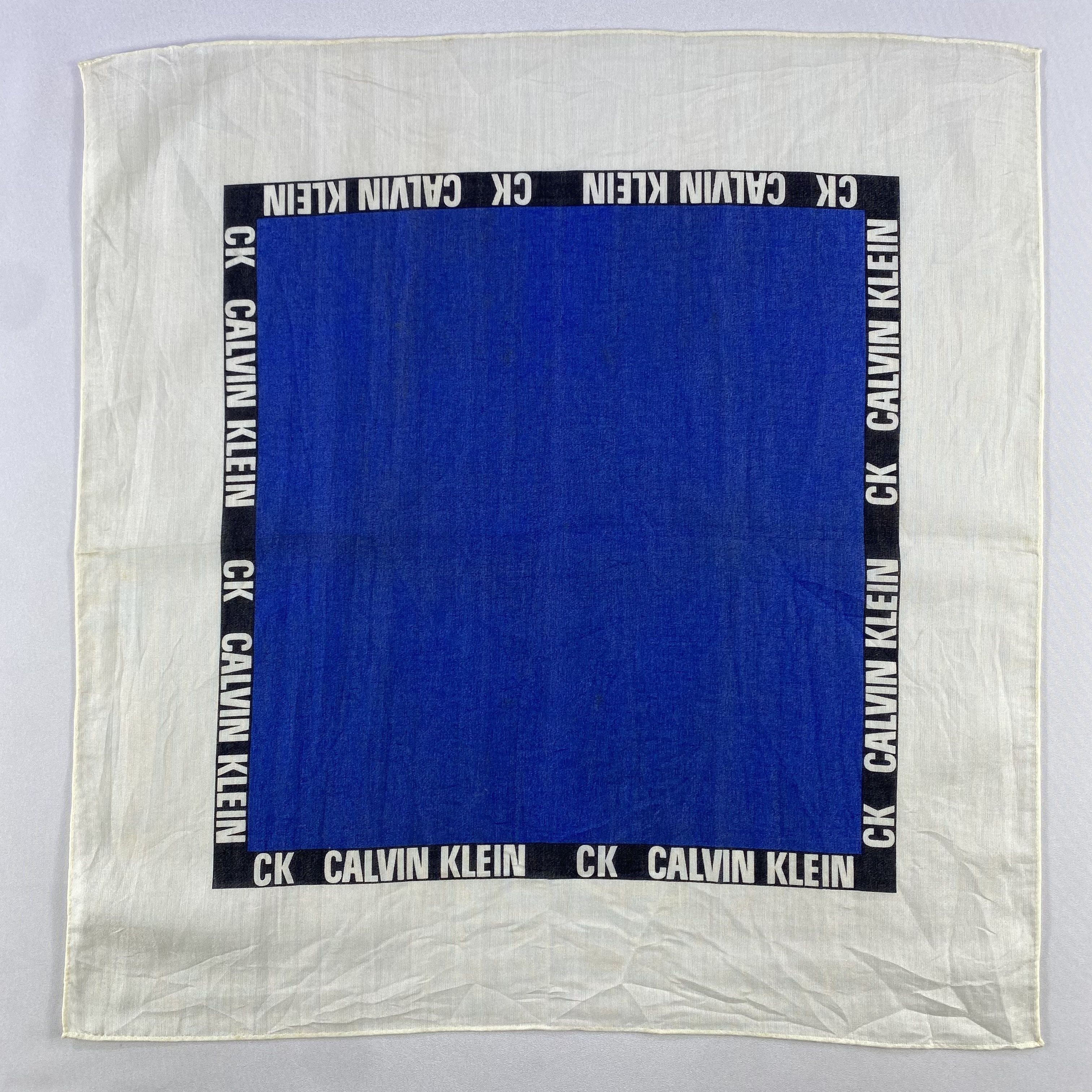 Calvin Klein × Vintage Calvin Klein Bandana/ Handkerchief / Neckerchief Size ONE SIZE - 1 Thumbnail