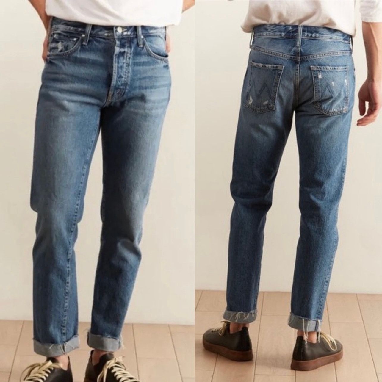 MOTHER mother The Chaser Ankle Cuff Fray The worlds Best Jeans Size US 30 / EU 46 - 1 Thumbnail