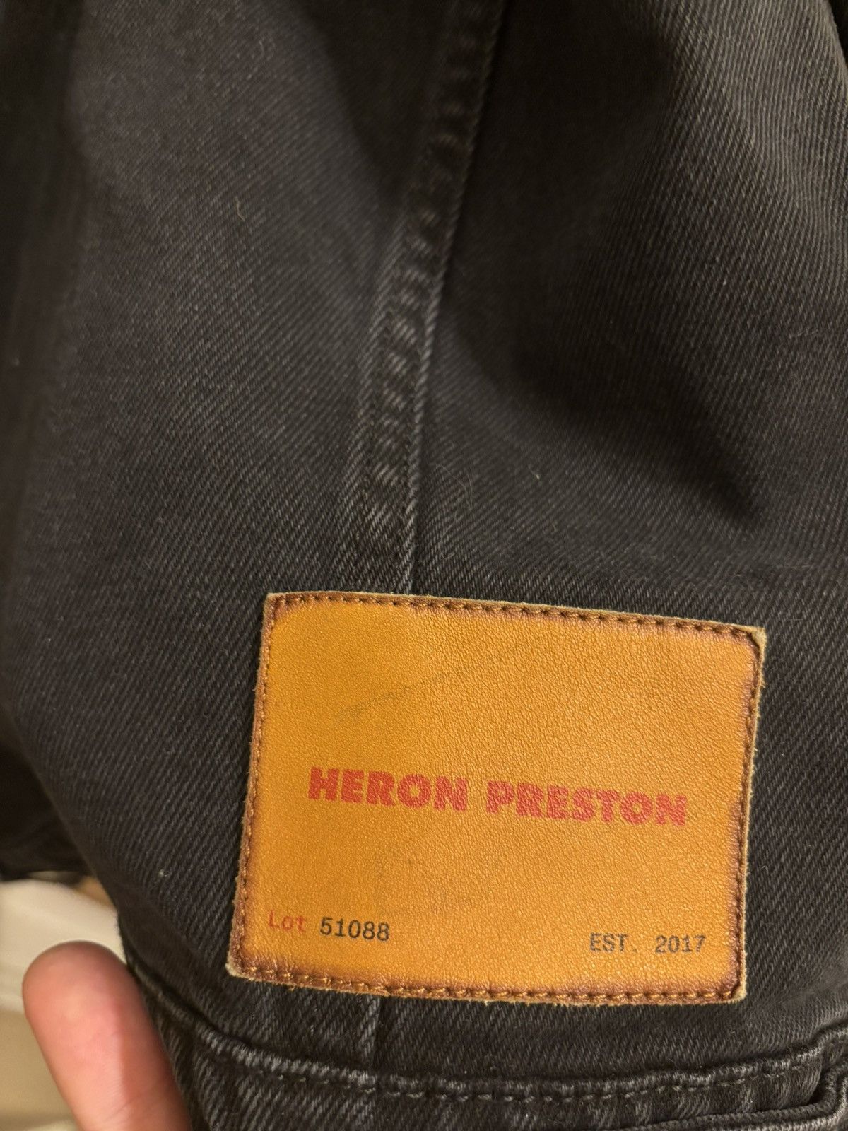Heron Preston Heron Preston Black Faded Denim Jacket Size US M / EU 48-50 / 2 - 6 Thumbnail