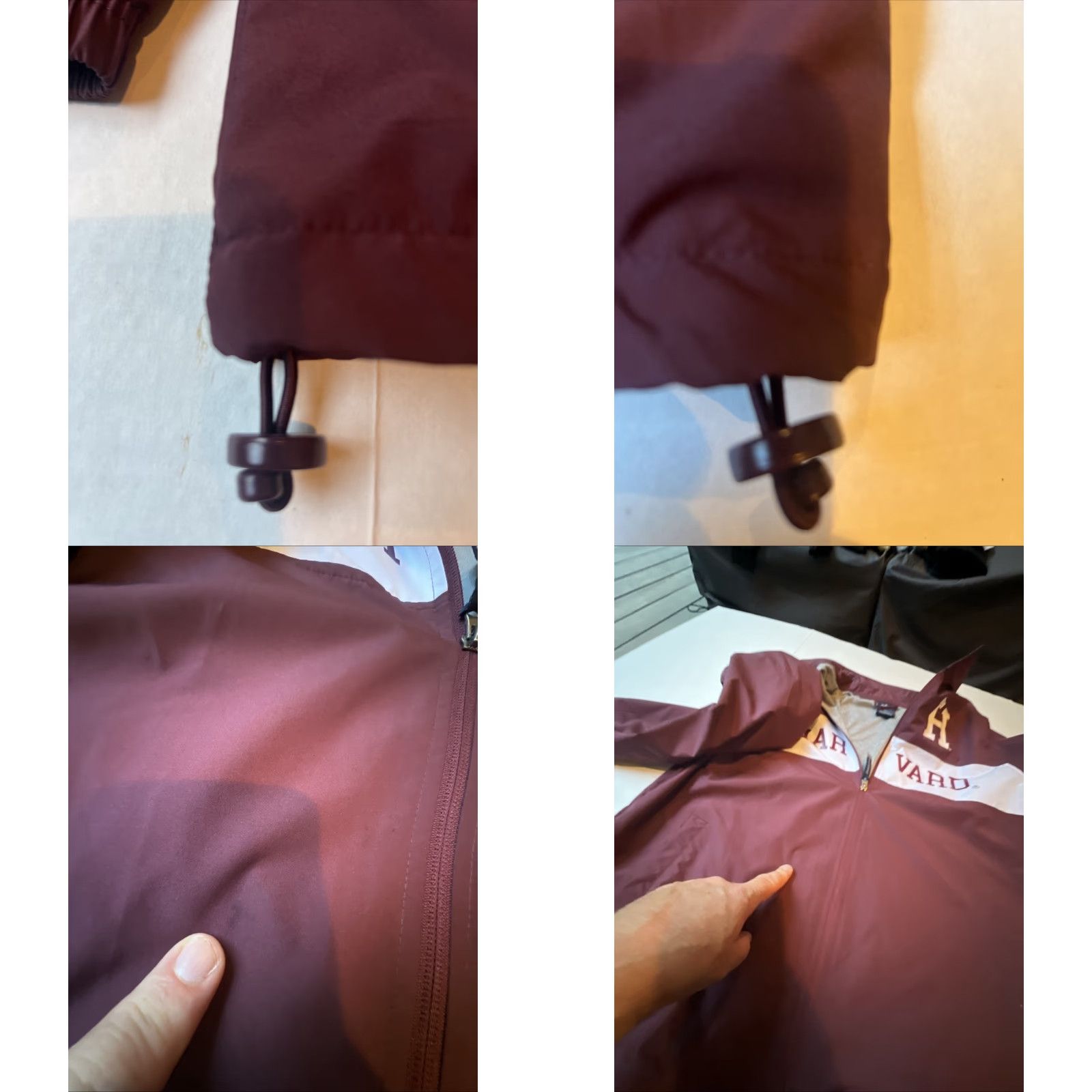 Vintage NWD Charles River Harvard University Crimson Zip Up Windbreaker Jacket Large Size US L / EU 52-54 / 3 - 8 Thumbnail
