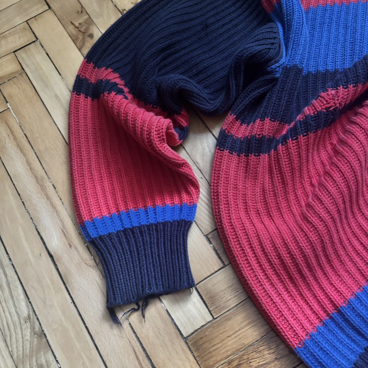 Burberry × Hysteric Glamour × Vintage Vintage 90’s Distressed Thomas Burberry sweater knit Size US L / EU 52-54 / 3 - 5 Thumbnail