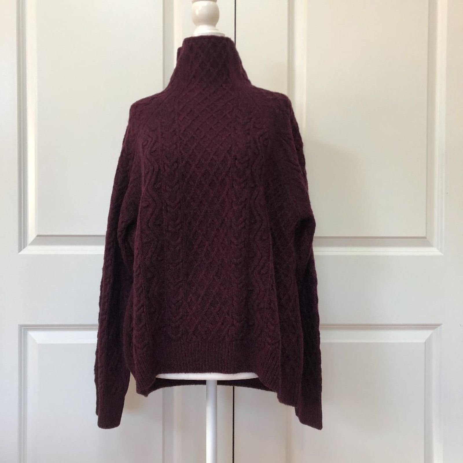 Vince Mixed Cable Merino Wool & Cashmere Blend Sweater from Vince Size XL / US 12-14 / IT 48-50 - 1 Thumbnail