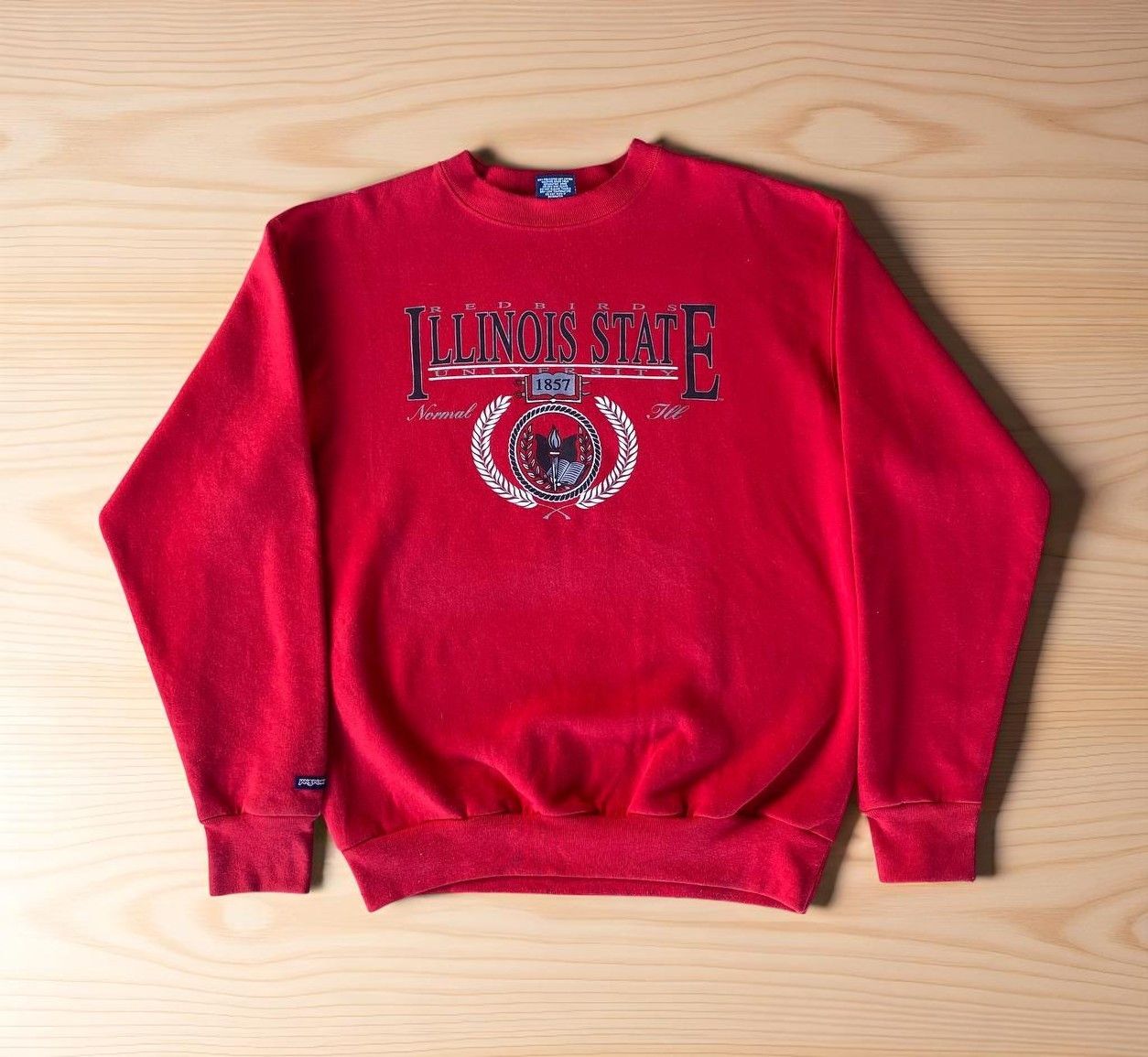 Vintage BINDING OFFER🔥VINTAGE ILLINOIS STATE UNIVERSITY CREWNECK Size US XL / EU 56 / 4 - 1 Thumbnail