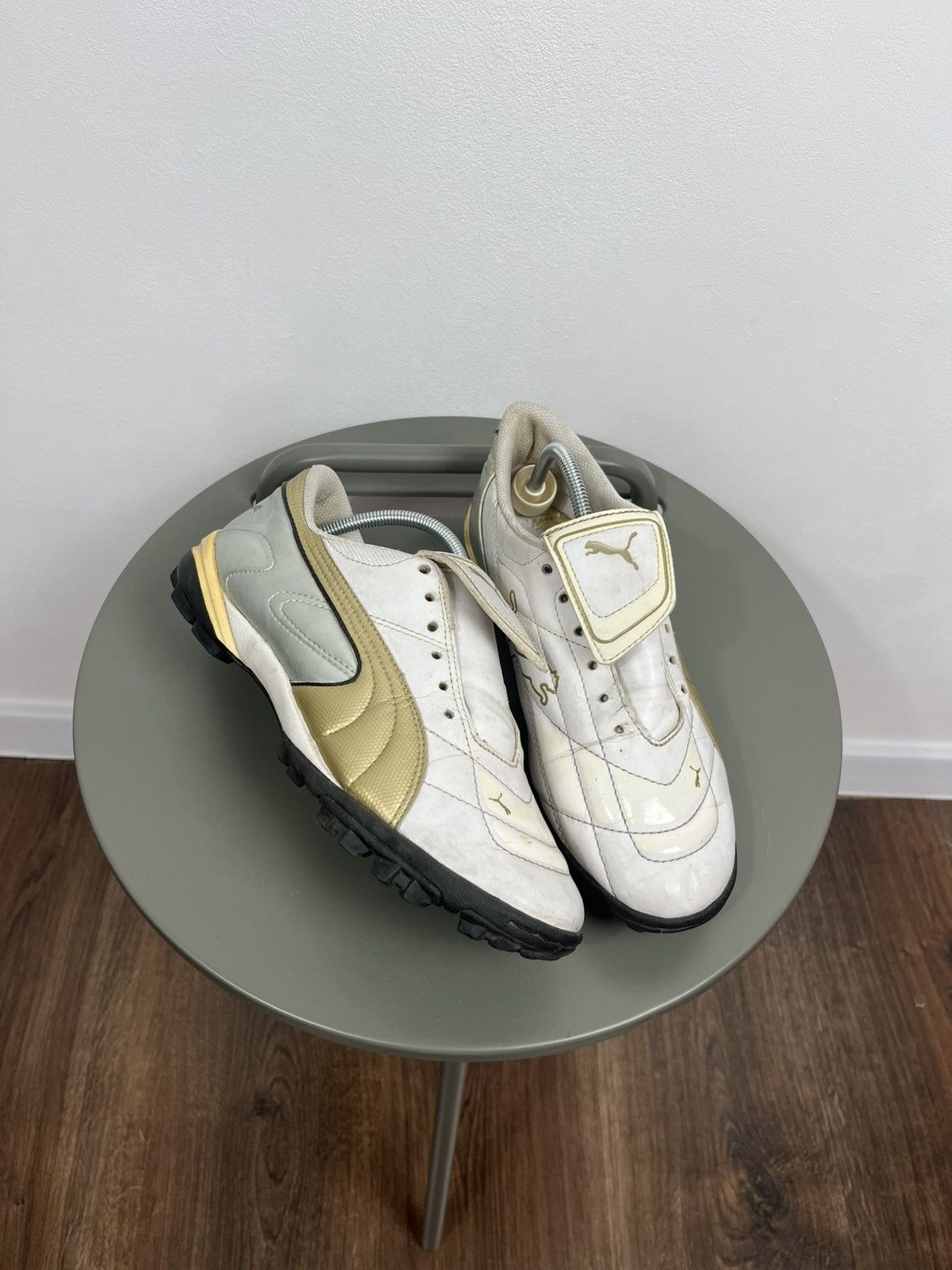 Puma Vintage Puma Gold White Soccer Shoes Size 40 (25.5 cm) Size US 7.5 / EU 40-41 - 1 Thumbnail