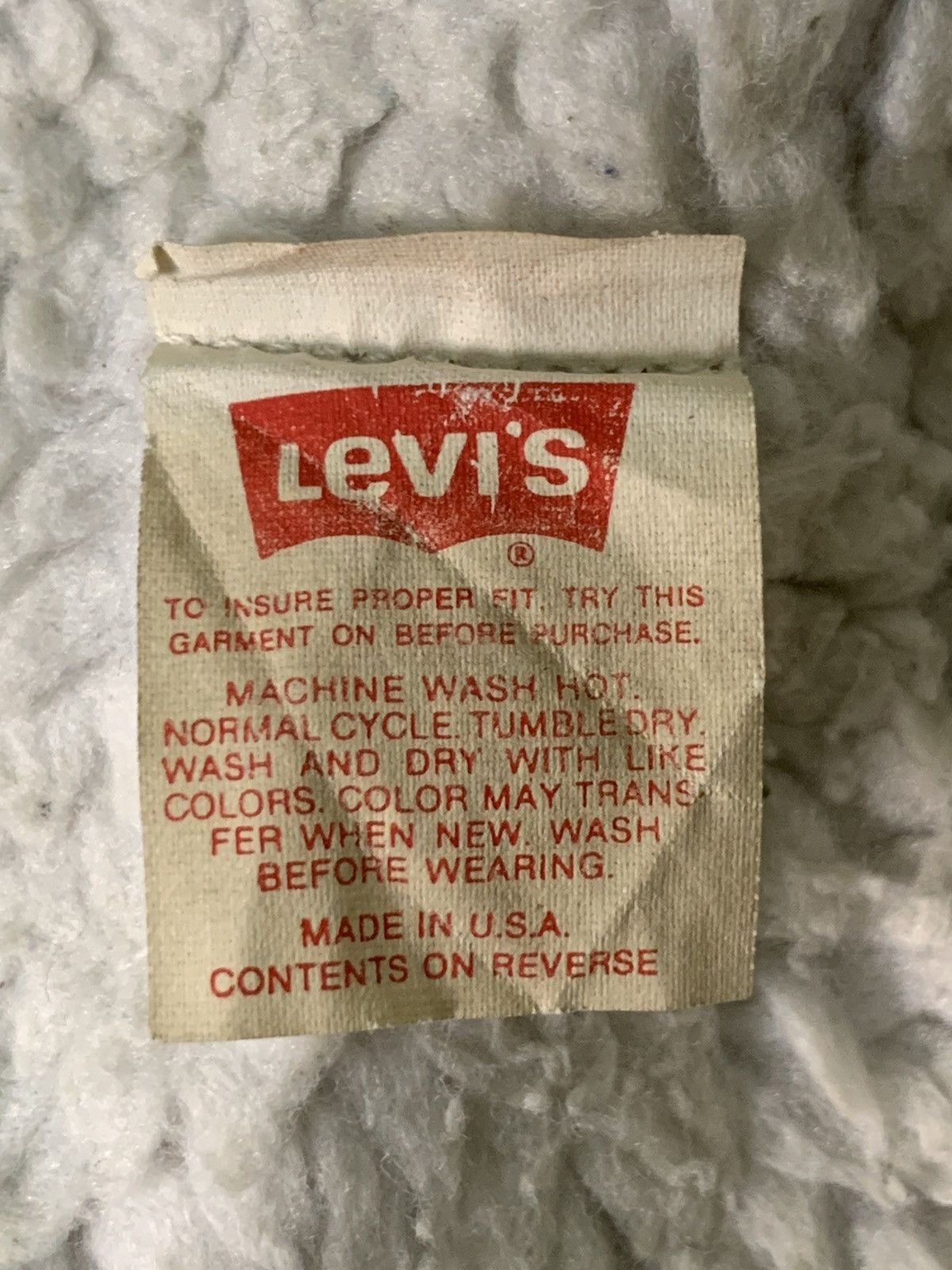 Levi's Vintage Clothing Rare Design Vintage Levi’s Sherpa Jackets Size US L / EU 52-54 / 3 - 5 Thumbnail