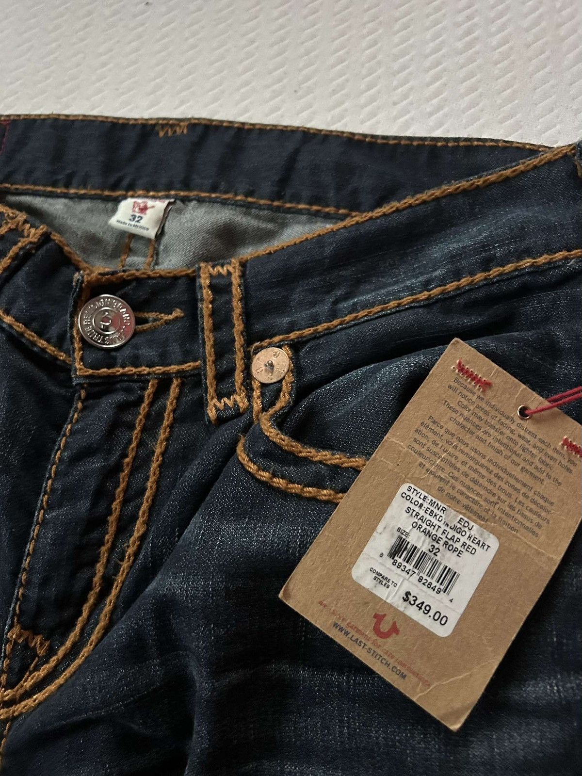 True Religion × Vintage True Religion Jeans Size US 32 / EU 48 - 5 Thumbnail