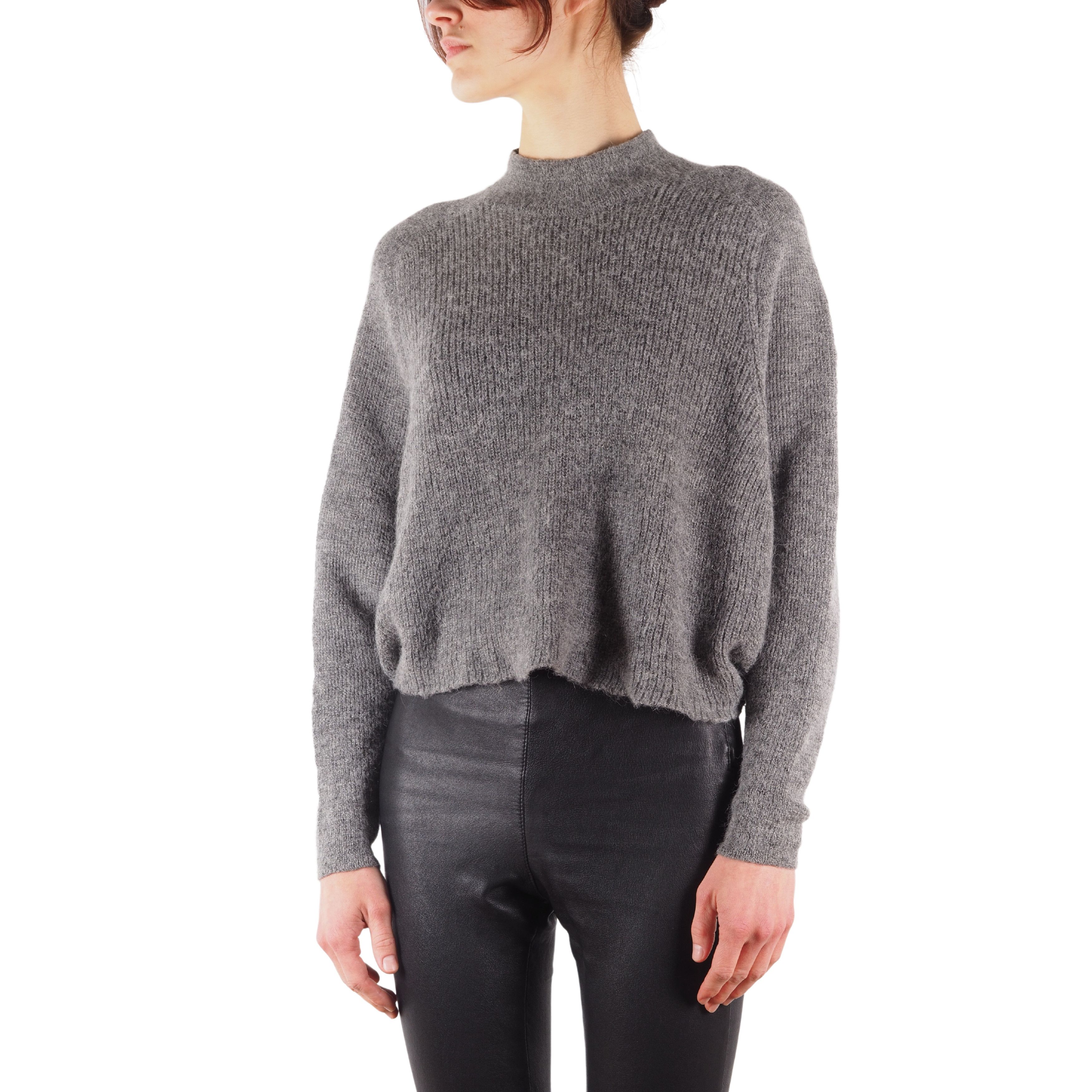 Acne Studios Acne Studios Darko AW12 Gray Alpaca Pullover Sweater Size S / US 4 / IT 40 - 1 Thumbnail