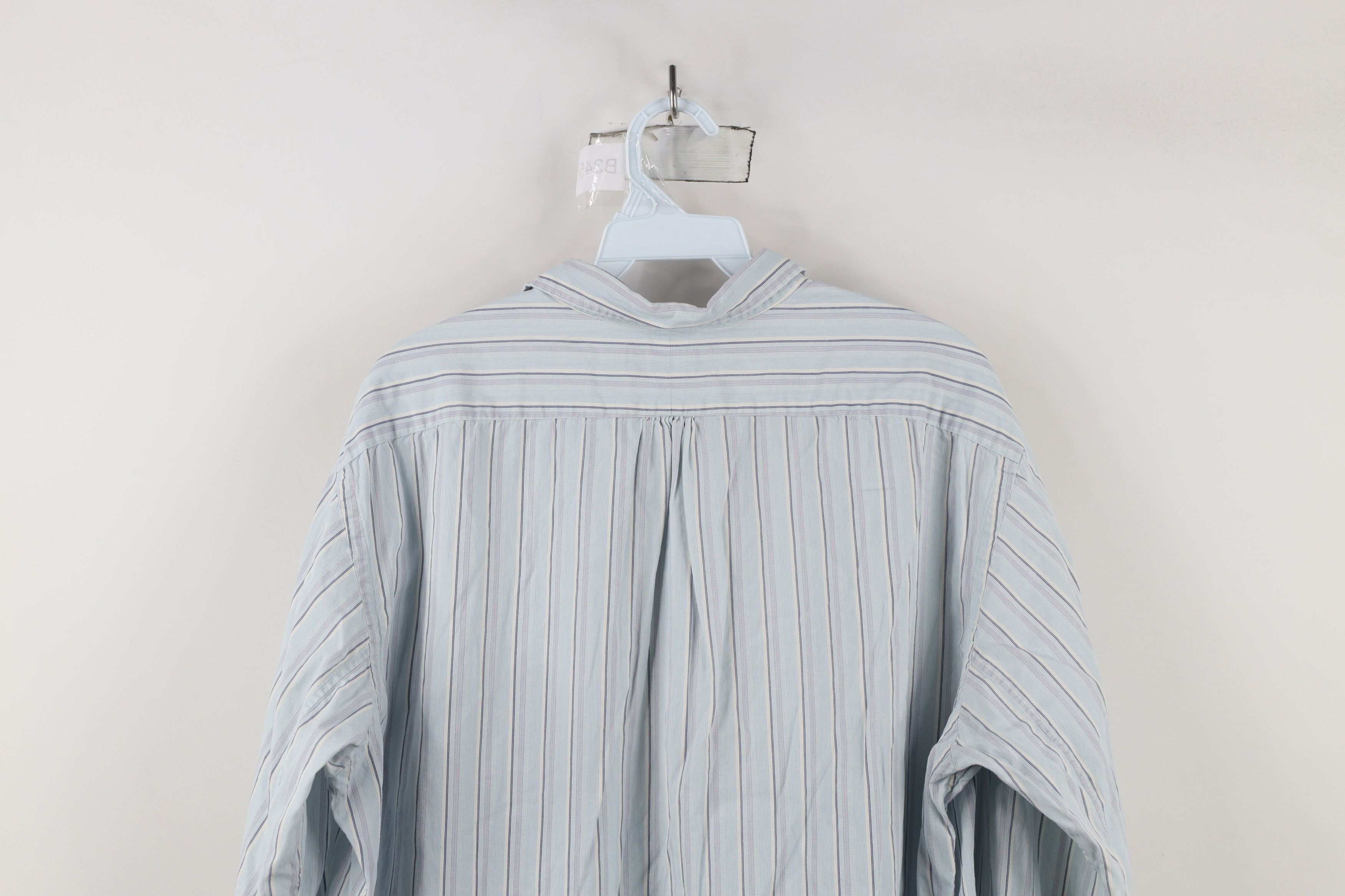 Ralph Lauren × Vintage Vintage 90s Ralph Lauren Collar Button Down Polo Shirt Size US L / EU 52-54 / 3 - 12 Thumbnail