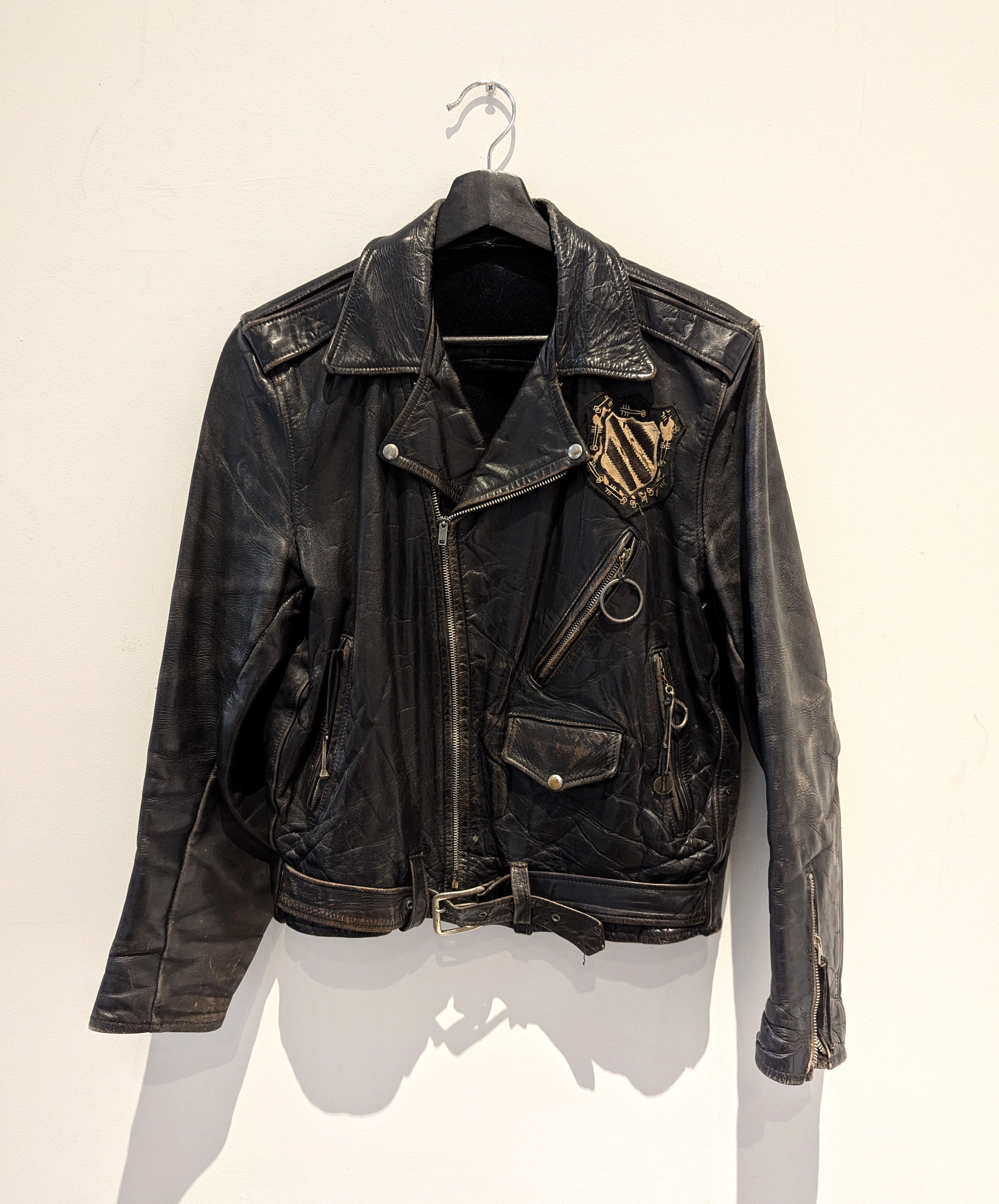 Schott Vintage WW2 Era Schott Perfecto Leather Jacket Size US XXS / EU 40 - 1 Thumbnail