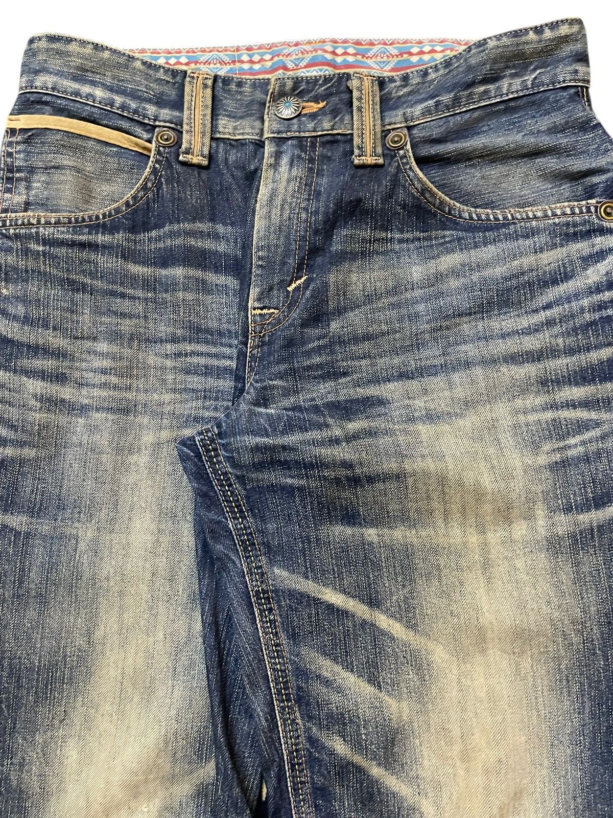 Edwin Edwin XV Exclusive Vintage Mud Wash Clawmark Wide Leg Jeans Size US 32 / EU 48 - 4 Thumbnail