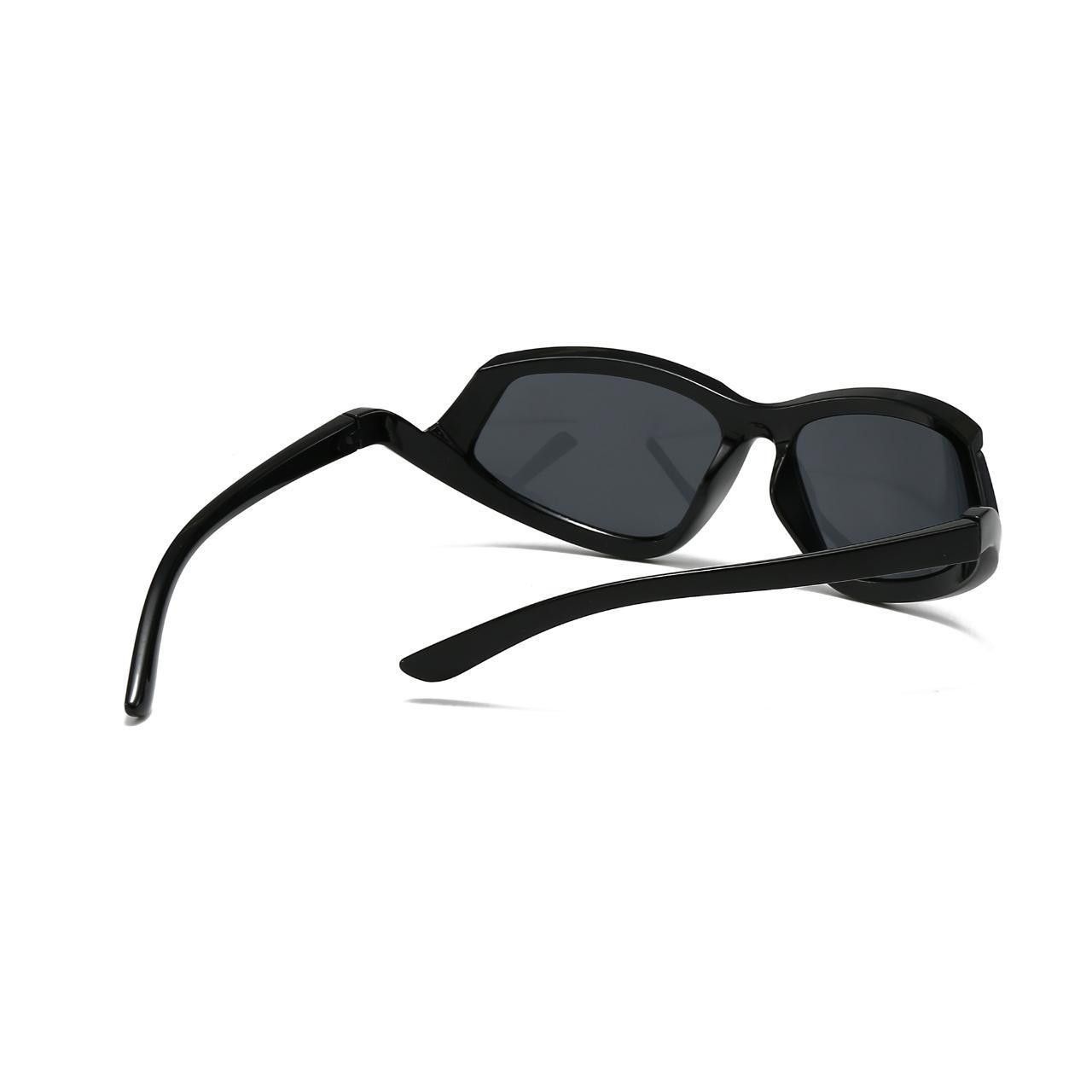 Japanese Brand Y2k Avant Garde Futuristic Black Sunglasses Unisex OS Size ONE SIZE - 8 Thumbnail