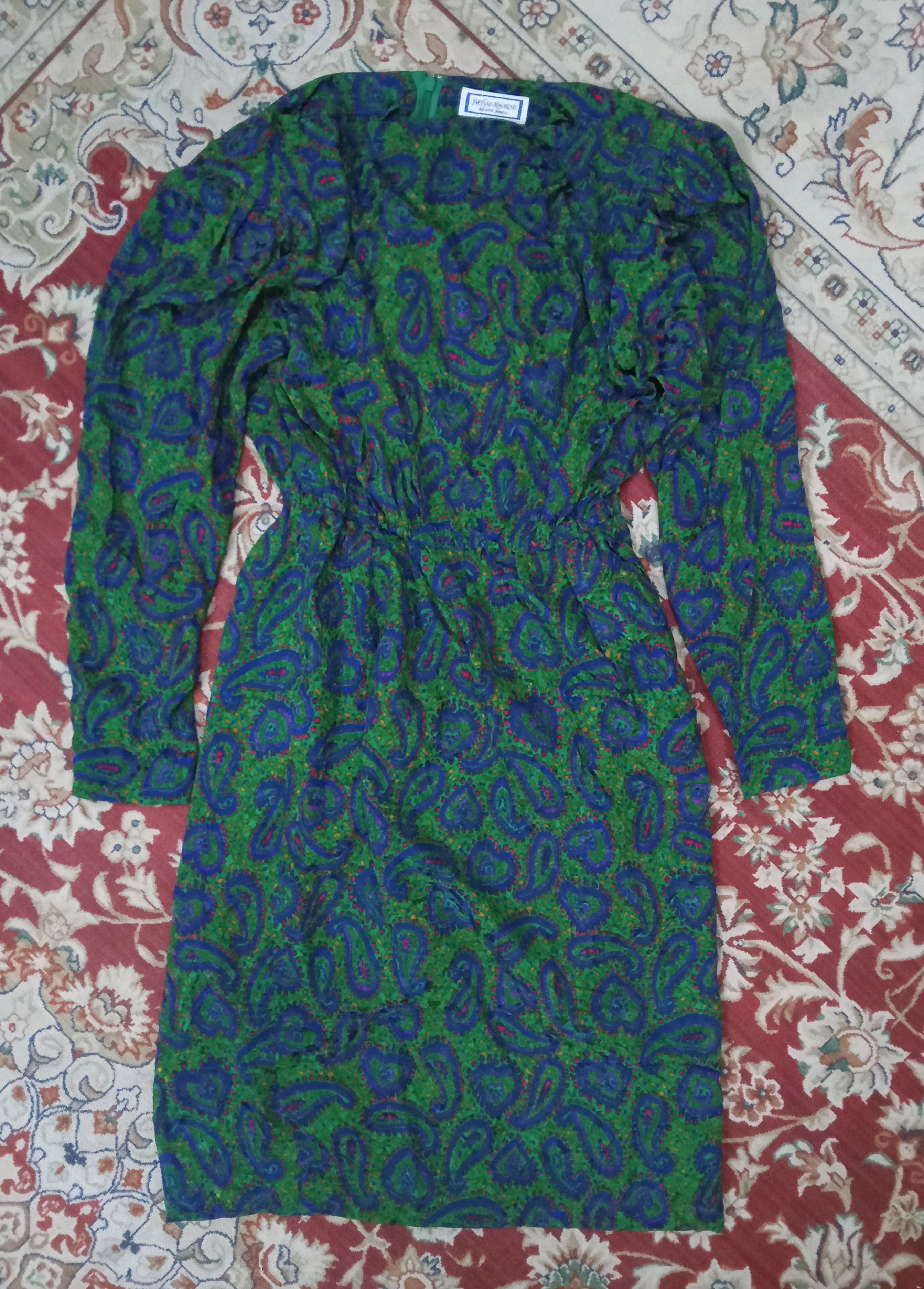 Yves Saint Laurent Yves Saint Laurent diffusion femmes Vintage Dress Size M / US 6-8 / IT 42-44 - 1 Thumbnail