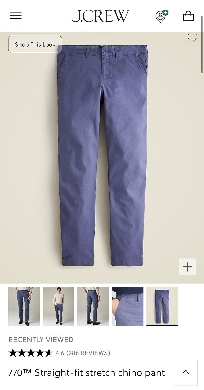 J.Crew J Crew 770 Chino New 34x32 Size US 34 / EU 50 - 3 Thumbnail
