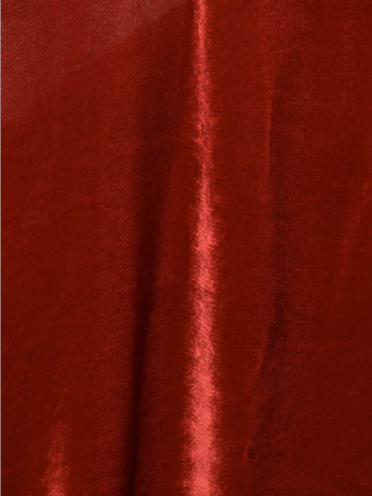 Stella McCartney Stella McCartney Velvet Dress IT44 Bordeaux Silk V Neck Size XL / US 12-14 / IT 48-50 - 7 Thumbnail