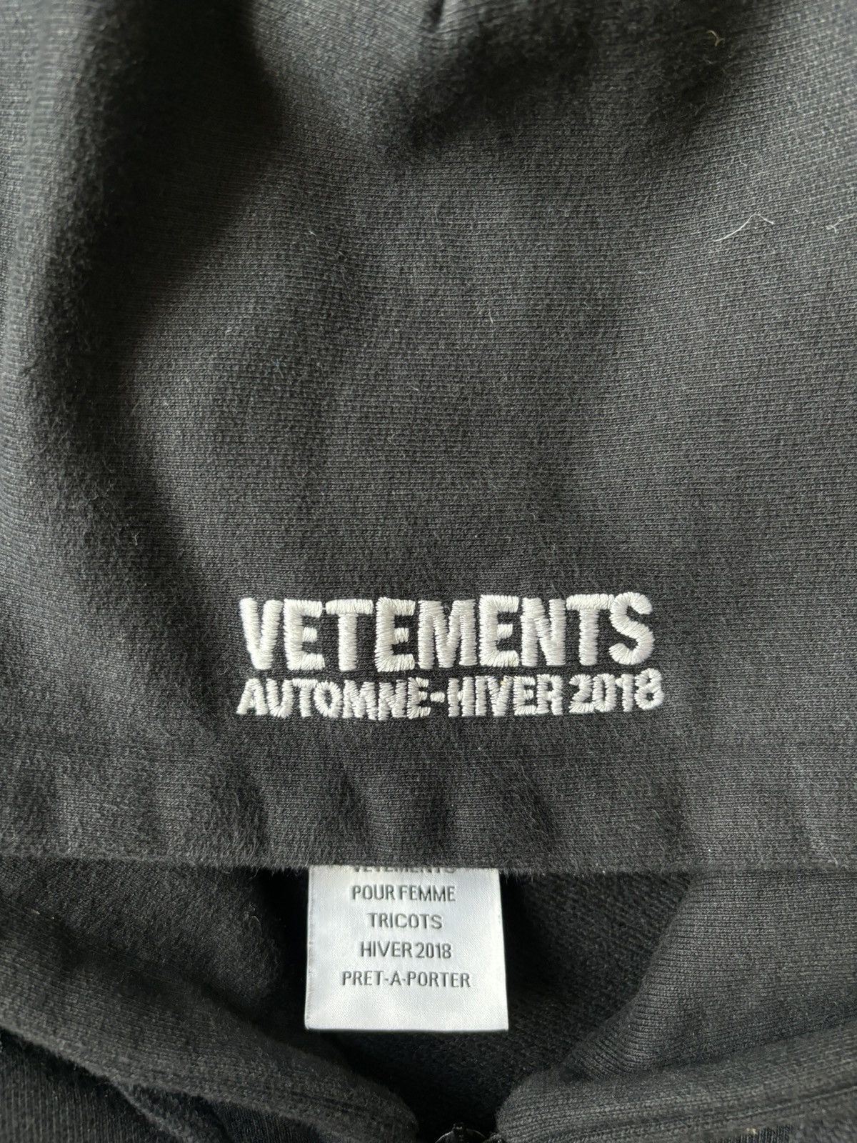 Vetements Vetements May the bridges I burn / Antwerpen split hoodie Size US M / EU 48-50 / 2 - 3 Thumbnail