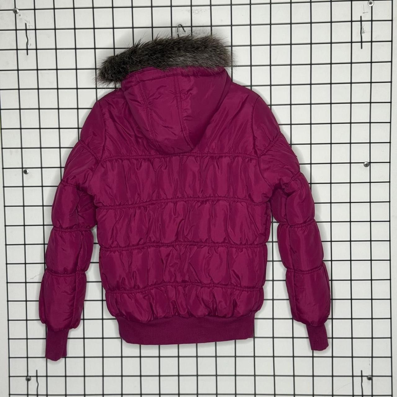 Adidas Adidas Bomber Jacket Pink Faux Fur Hooded Warmed Size M / US 6-8 / IT 42-44 - 2 Thumbnail