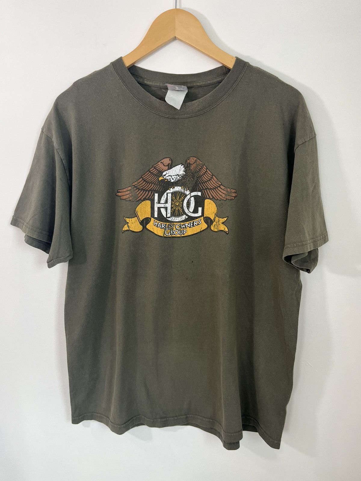 Vintage HOG Harley Owners Group Faded Distressed Moto Tee Size US L / EU 52-54 / 3 - 1 Thumbnail