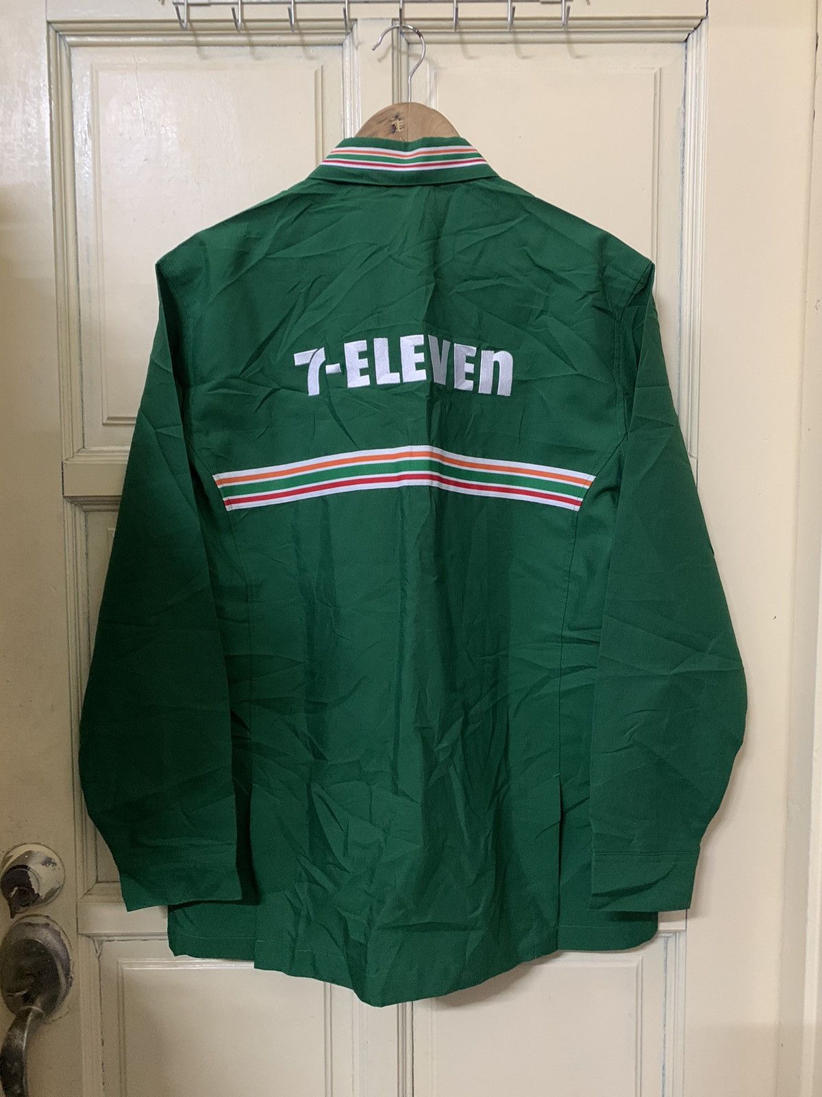 Japanese Brand 💥Final💥Vintage 7-Eleven Light Jacket Size US L / EU 52-54 / 3 - 3 Thumbnail