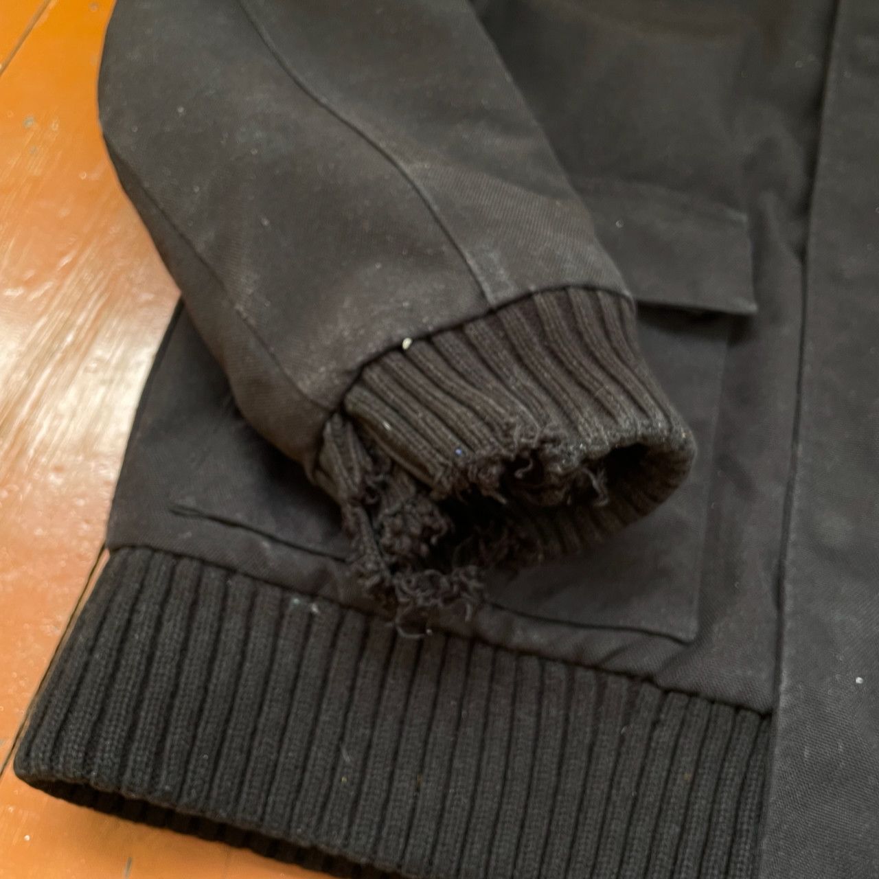 Carhartt Vintage Carhartt Black Hooded Jacket – Heavy Canvas Workwear Size US L / EU 52-54 / 3 - 18 Thumbnail