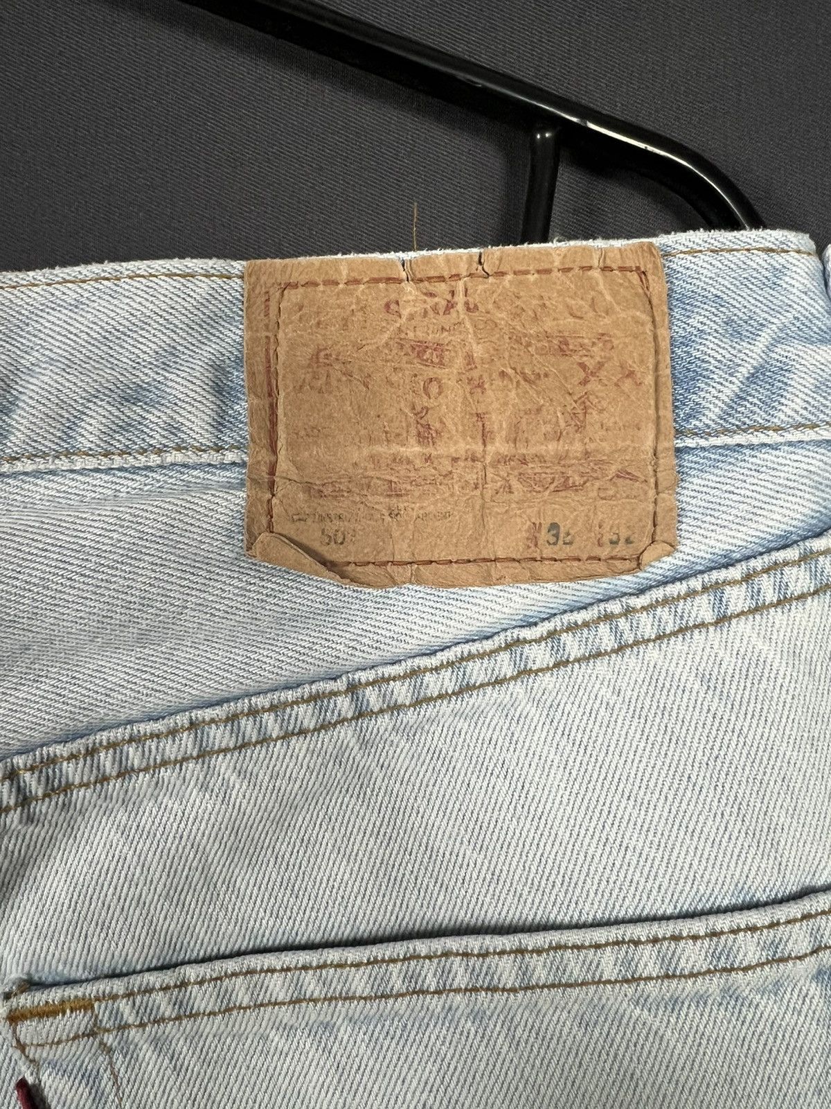 Levi's Vintage Levi’s 501 LVC made in UK Men’s jeans Size US 36 / EU 52 - 2 Thumbnail