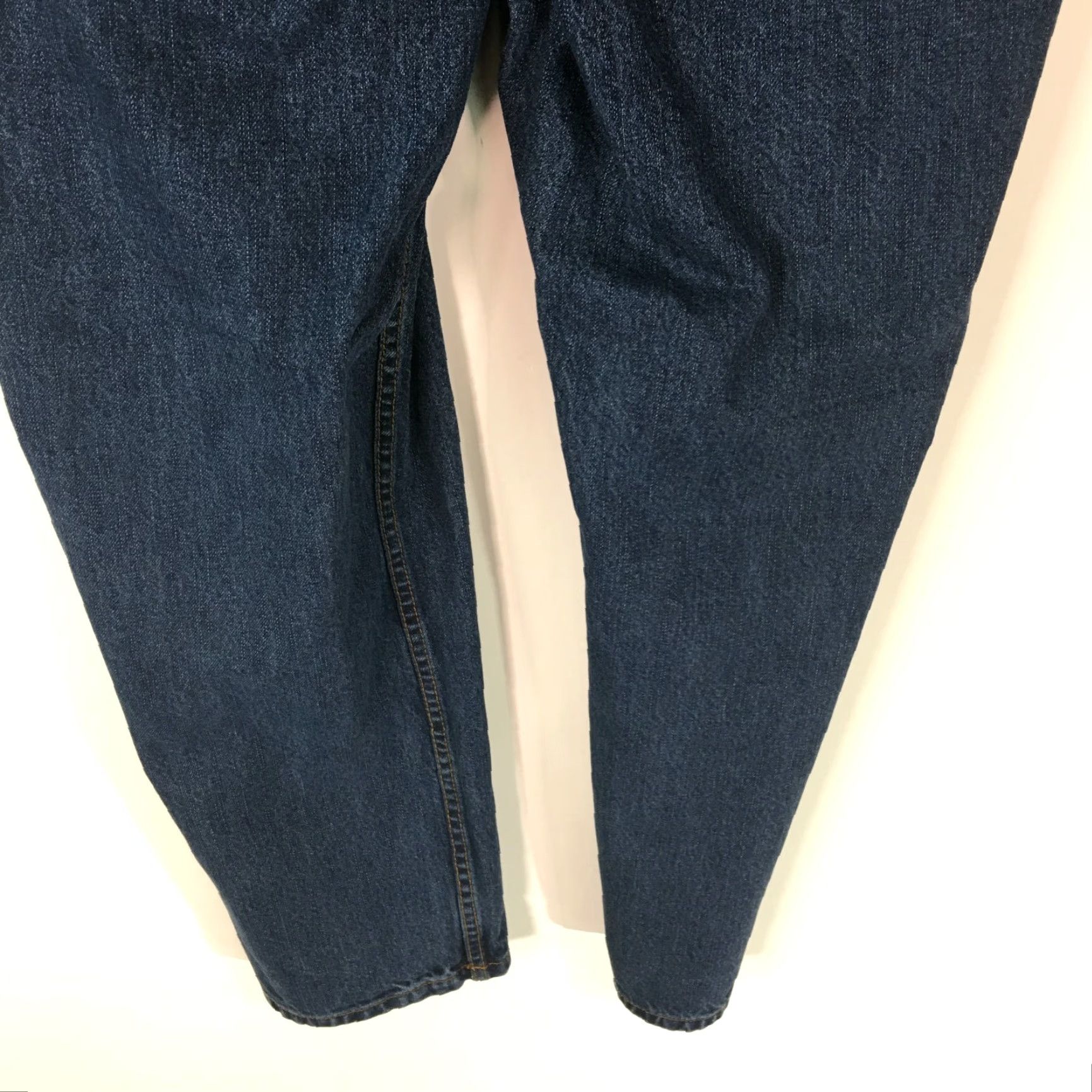 Lands' End LANDS' END Mens Jeans Main Point: Traditional Fit Low Rise Straight Blue Denim 40 Regular Inseam 30 Size US 40 / EU 56 - 5 Thumbnail