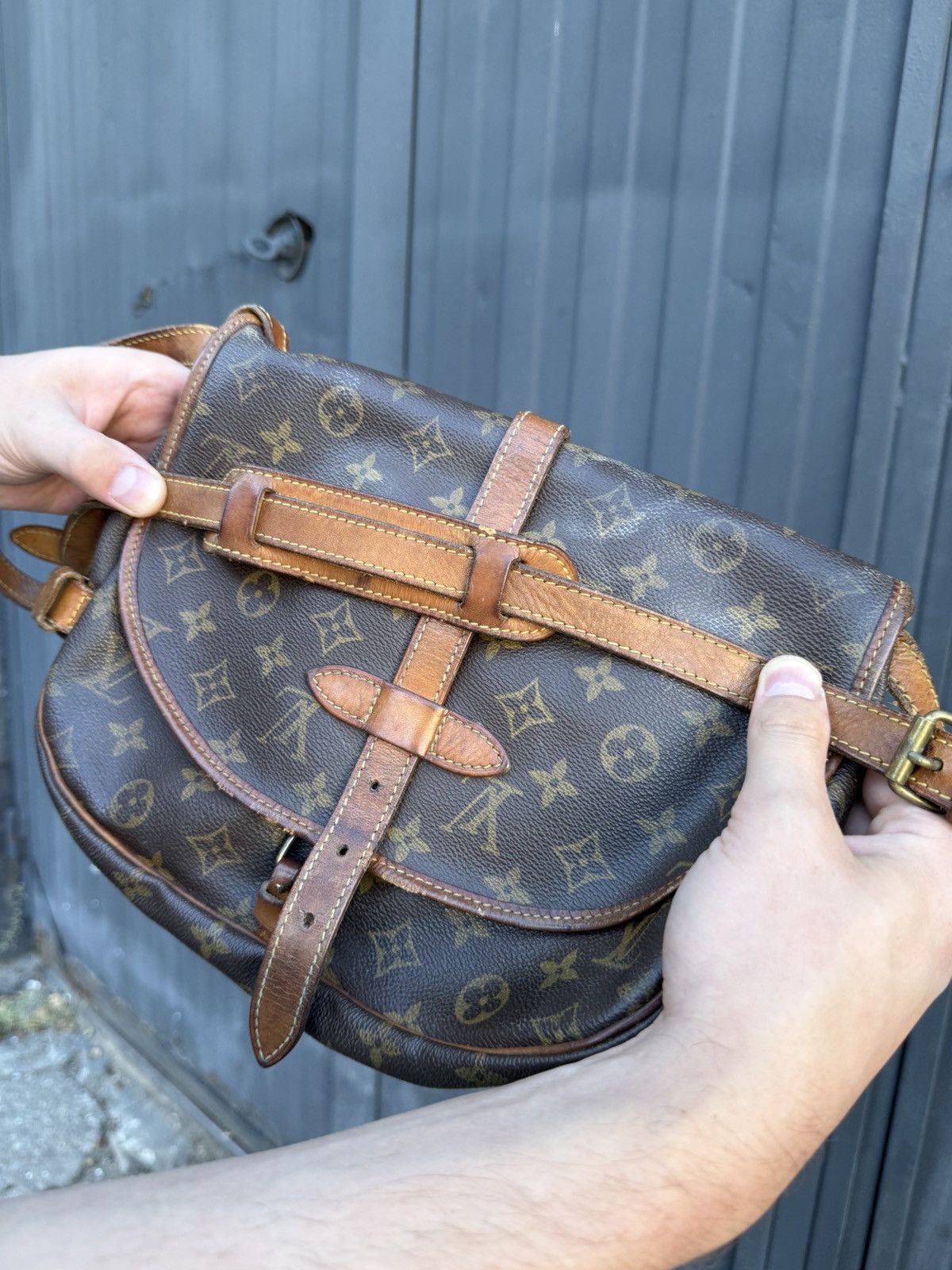 Louis Vuitton 1991 Louis Vuitton Saumur 30 Monogram Canvas W/FREE CARD hol Size ONE SIZE - 4 Thumbnail