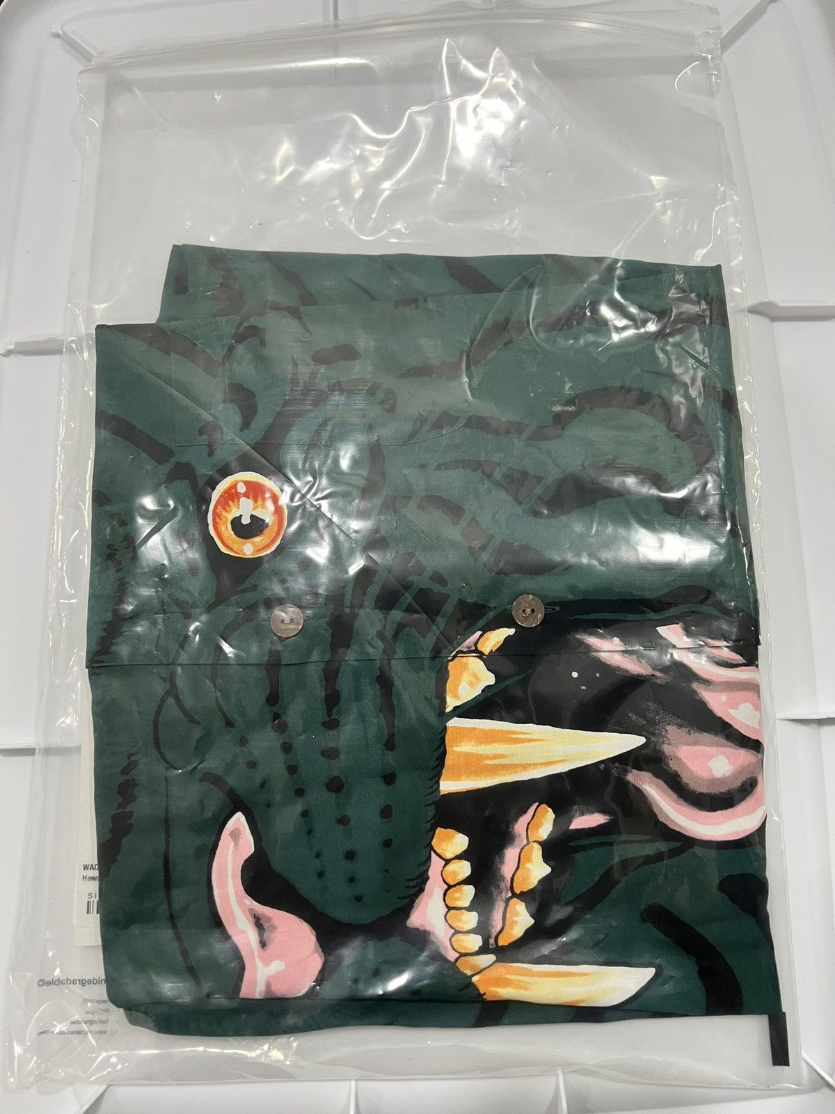 Wacko Maria Tim Lehi Hawaiian LS shirt Green S New