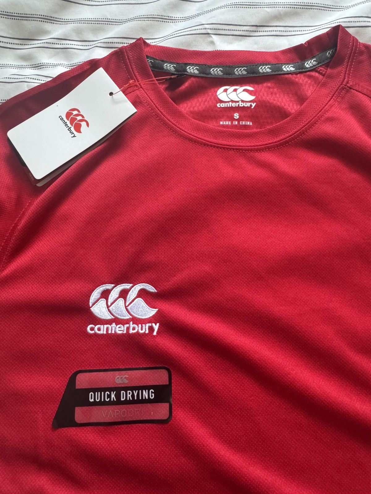 Canterbury of New Zealand NWT Canterbury Red Vapodri Tee | Size S Size US S / EU 44-46 / 1 - 3 Thumbnail