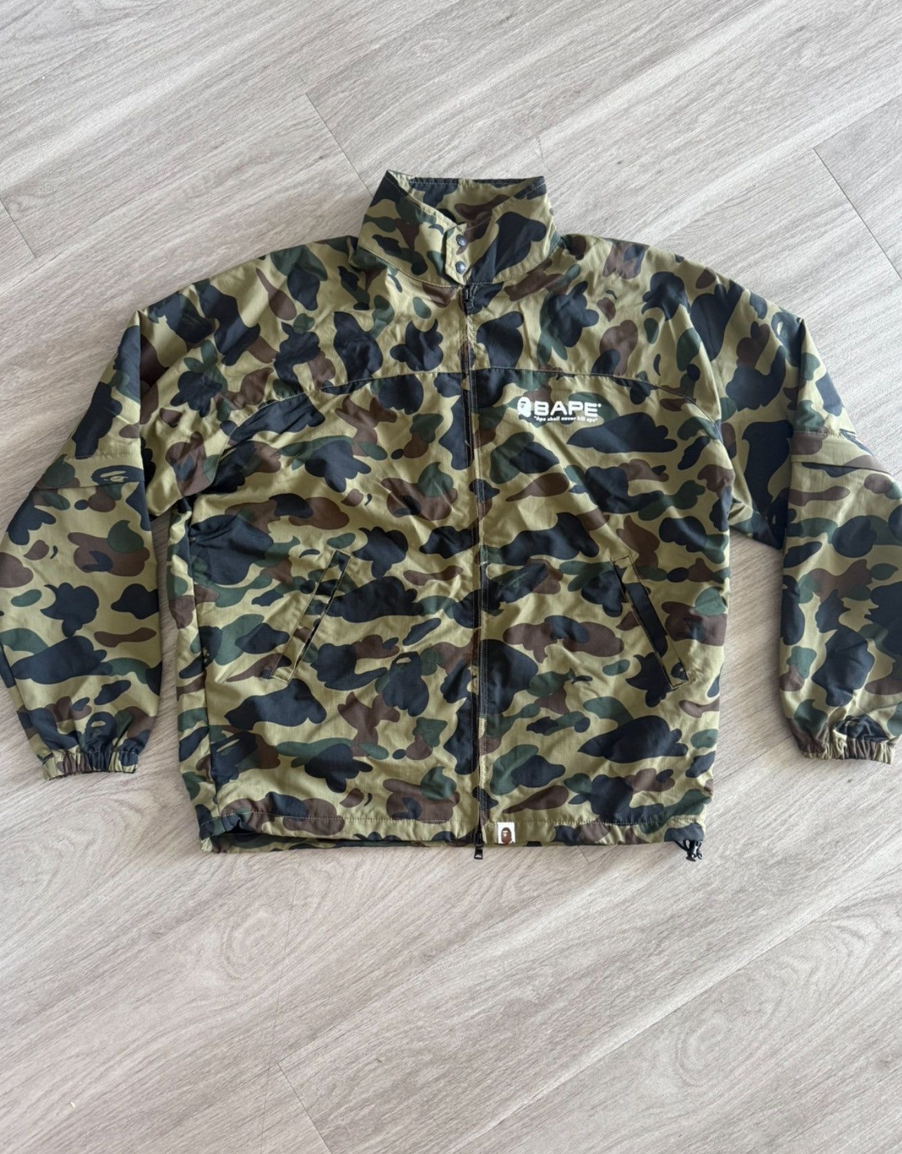 Bape Bape first camo windbreaker jacket Size US M / EU 48-50 / 2 - 1 Thumbnail