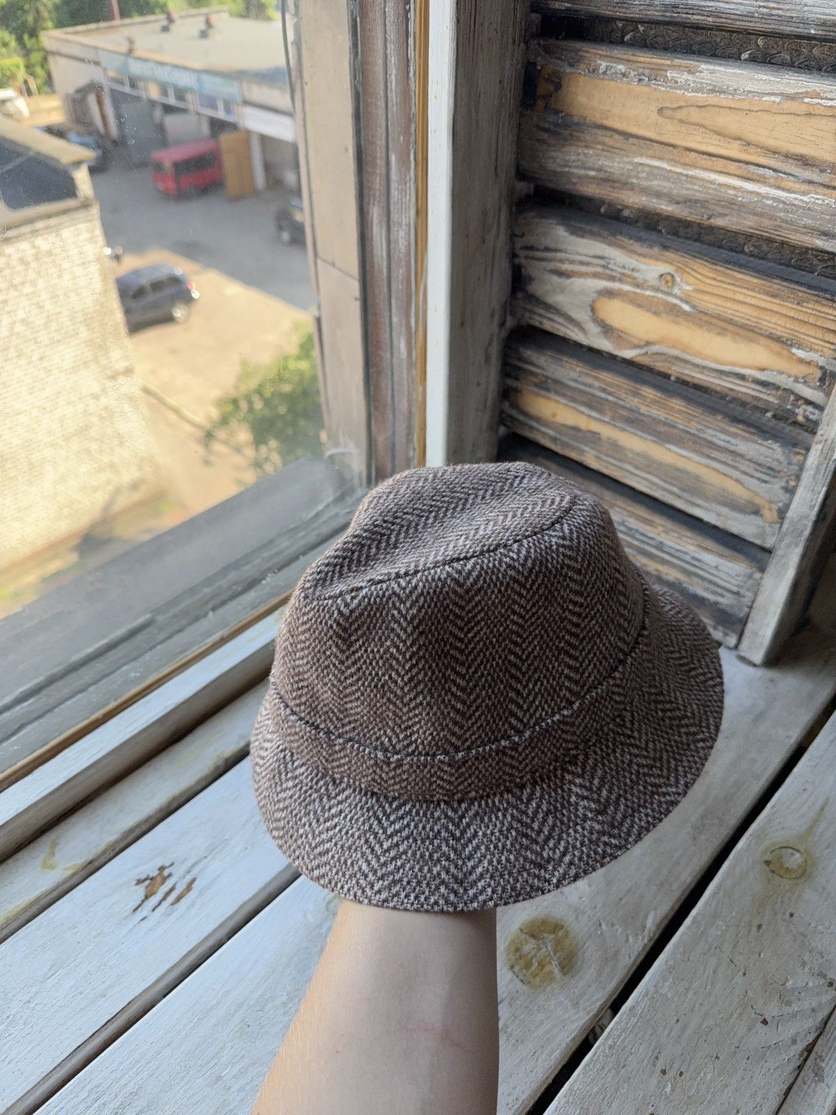 Kangol Kangol Heritage Wool Herringbone Trilby Hat – Size L Size ONE SIZE - 2 Thumbnail