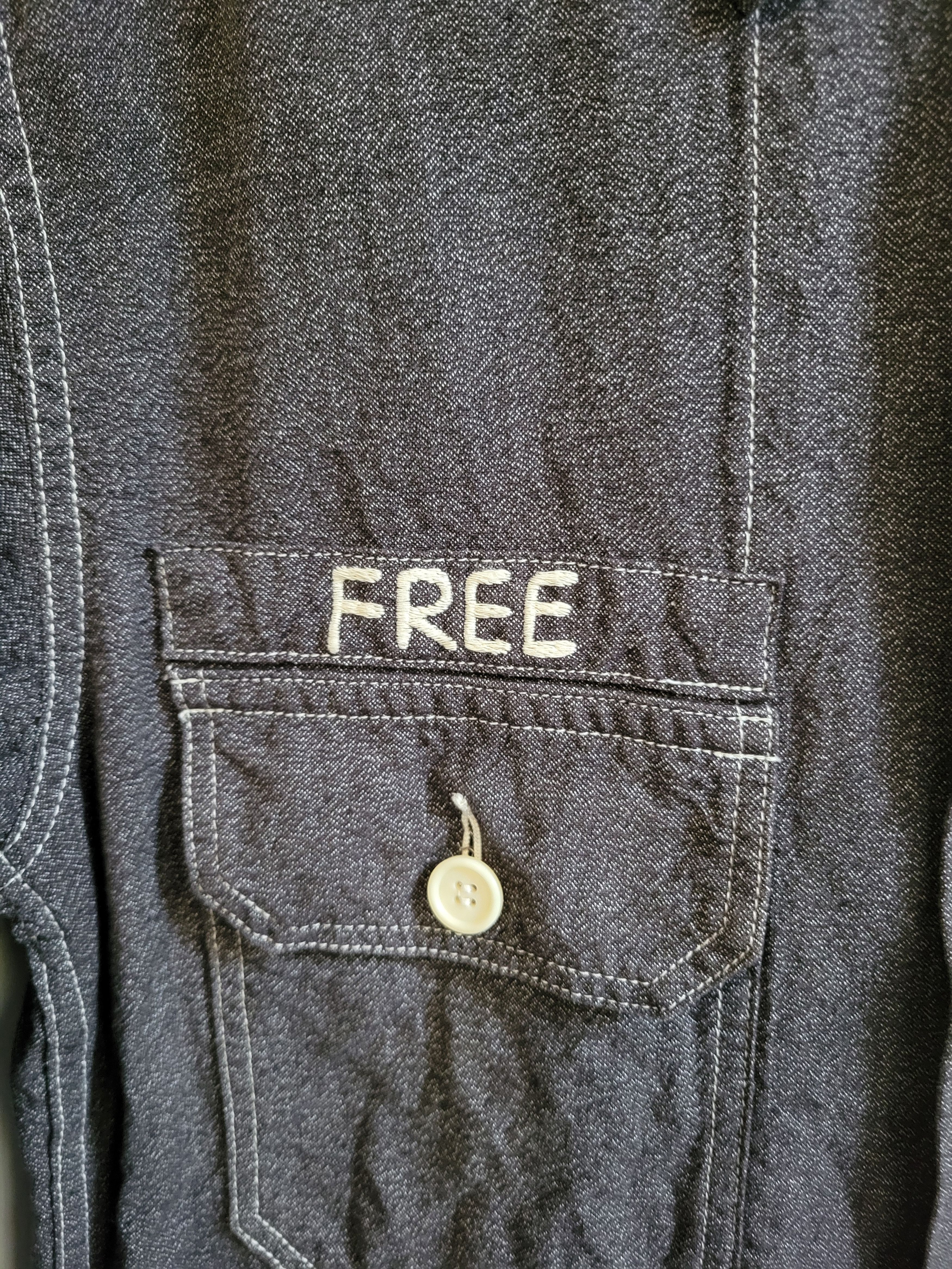 Visvim Kurtz Chambray Work Shirt Size US S / EU 44-46 / 1 - 5 Thumbnail