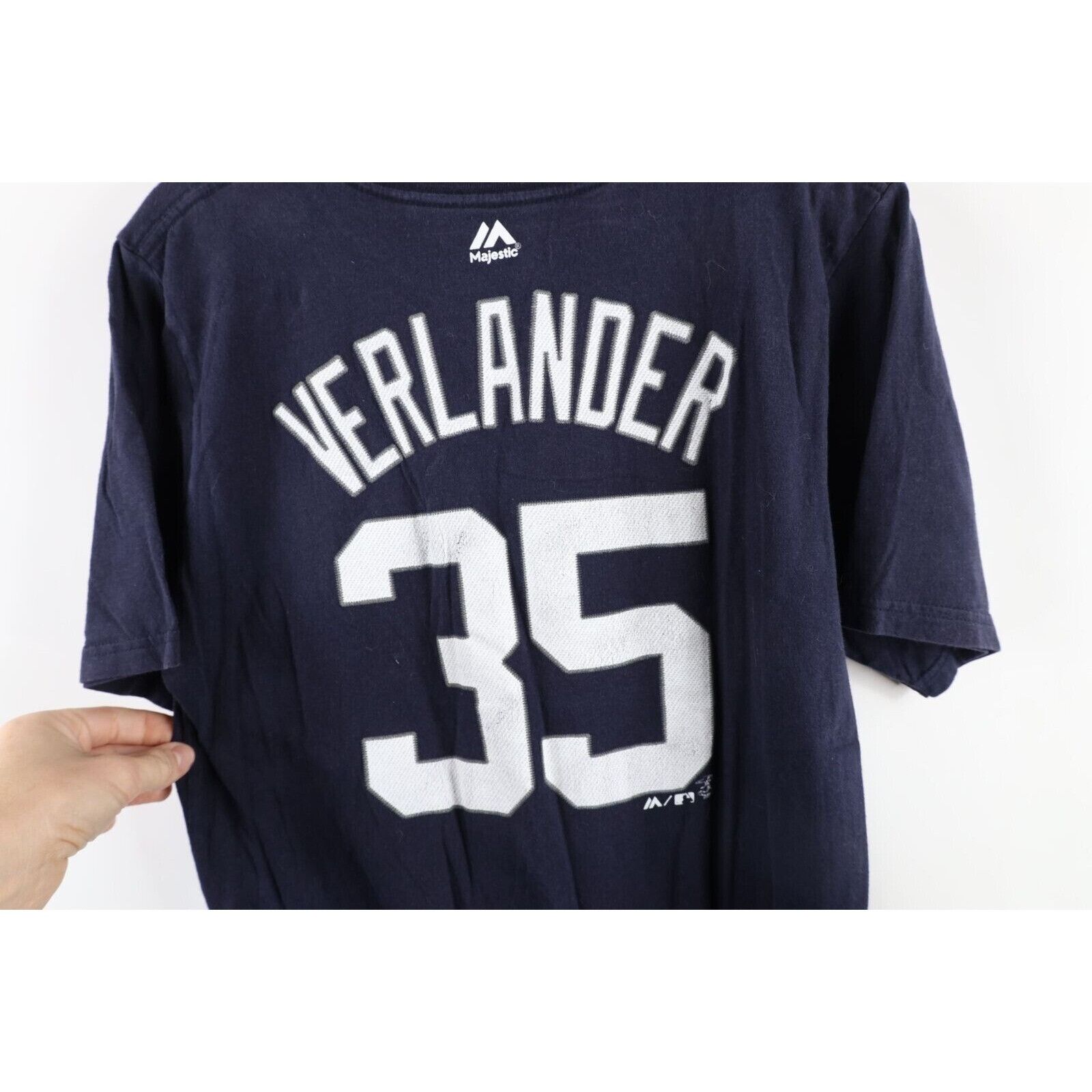 Majestic × Vintage Vintage Majestic Justin Verlander Detroit Tigers T-Shirt Size US S / EU 44-46 / 1 - 8 Thumbnail