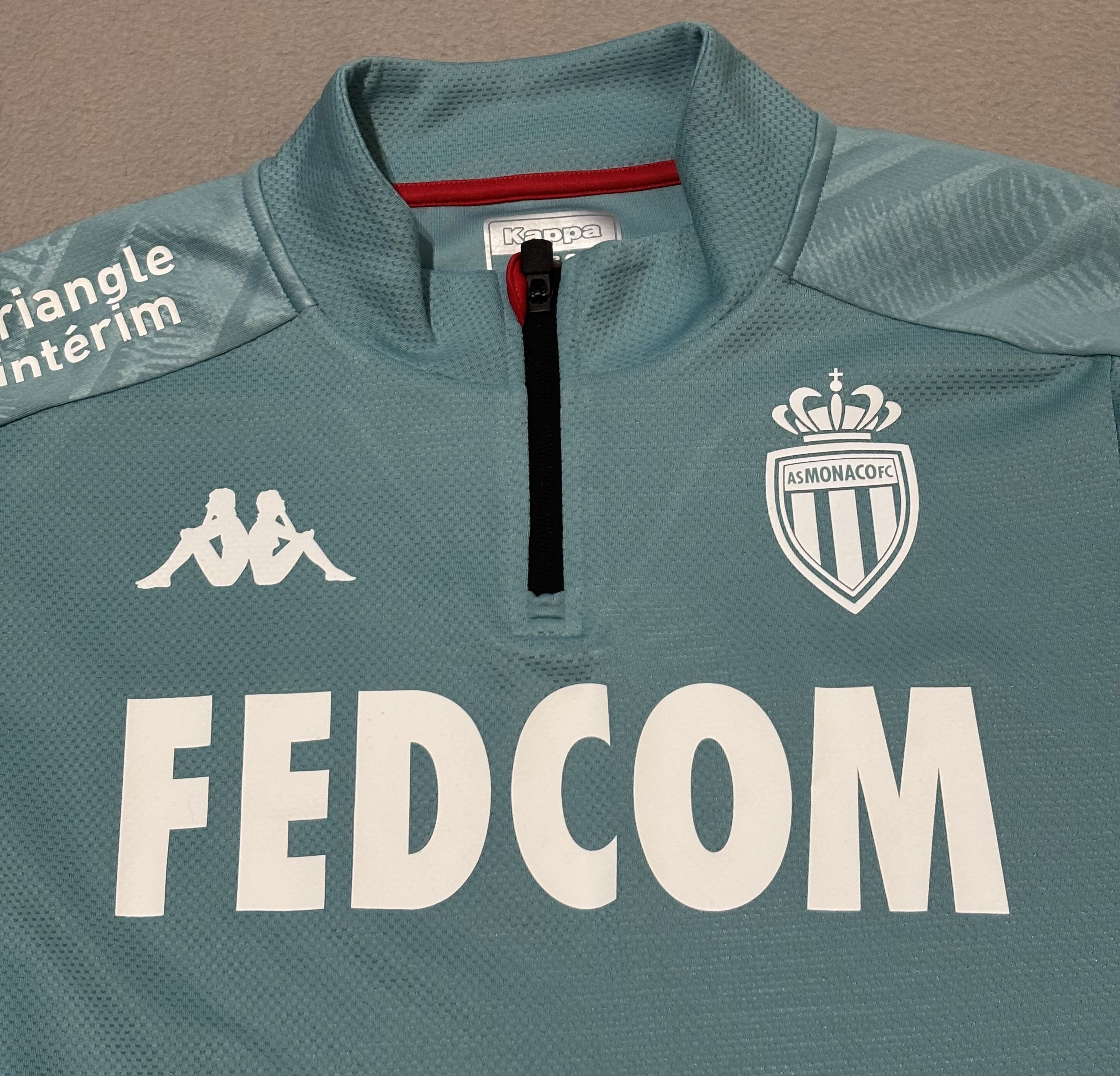 Kappa AS Monaco 2020/2021 Kappa Training Sweatshirt Size L Size US L / EU 52-54 / 3 - 6 Thumbnail