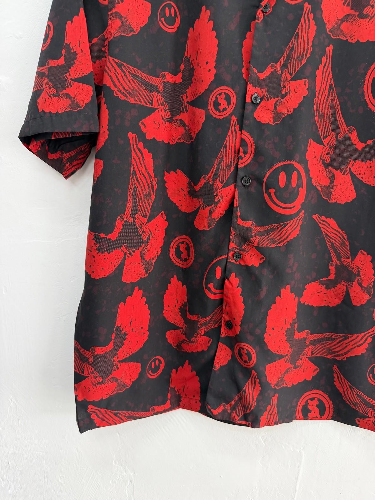 Ksubi new ksubi medium m short sleeve resort shirt red flight Size US M / EU 48-50 / 2 - 3 Thumbnail