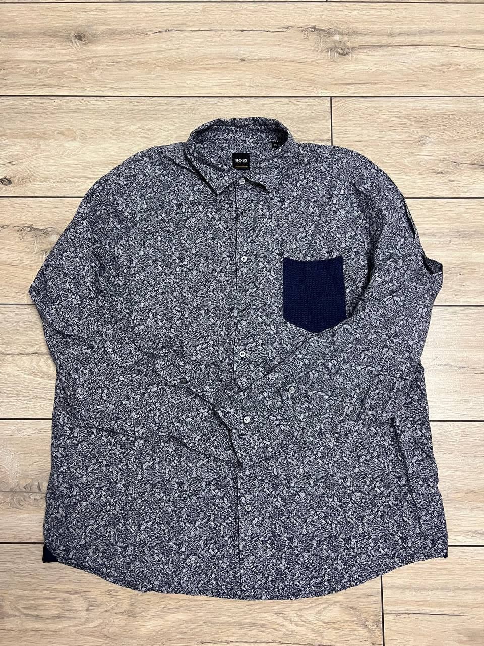 Hugo Boss Hugo Boss Slim Fit Long Sleeve Dress Shirt Mypop 3XL Size US XXL / EU 58 / 5 - 11 Thumbnail