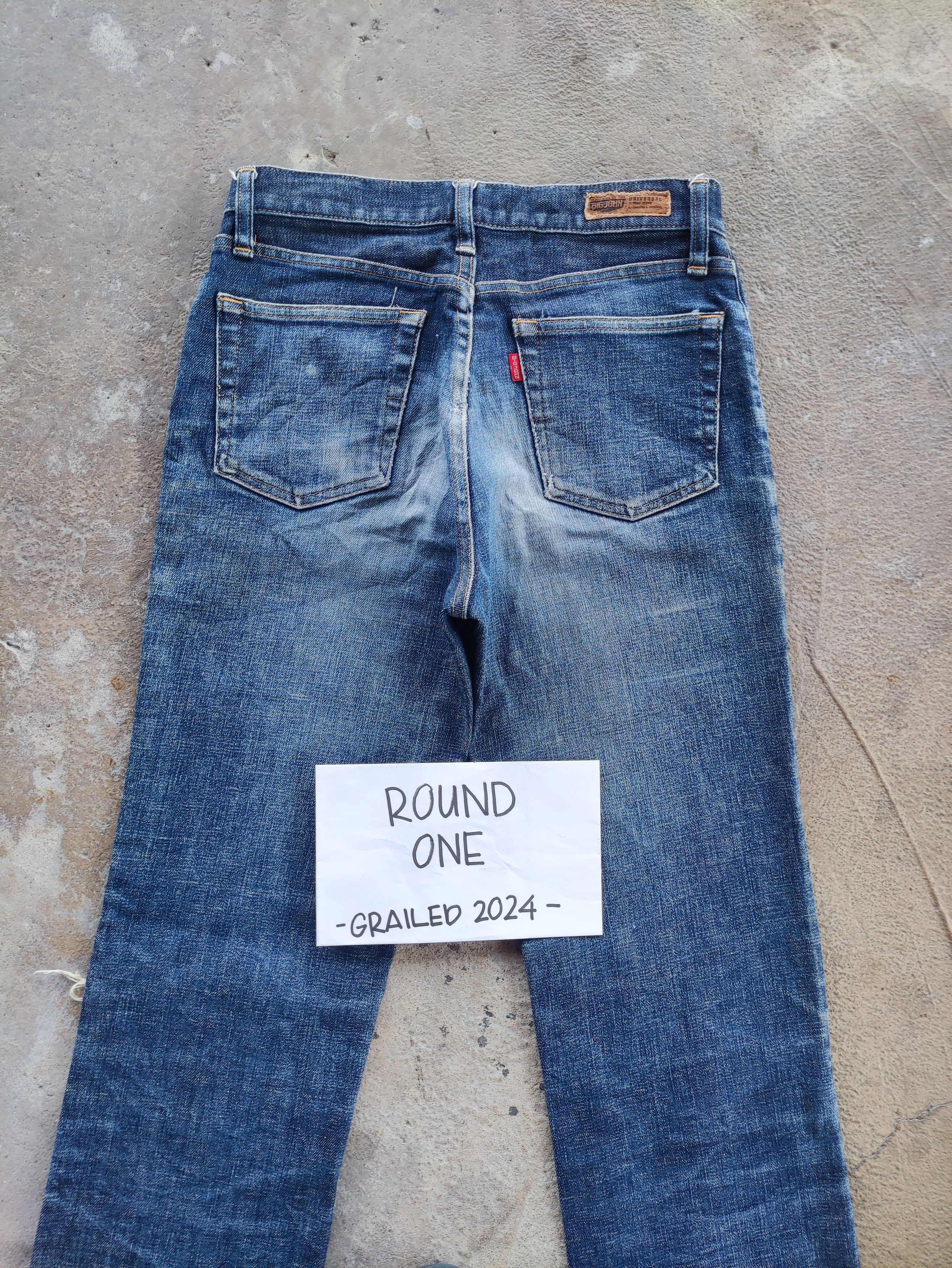 Big John × Vintage Vintage Big John Japan Jeans Distressed Faded Denim Pants Size US 27 - 14 Thumbnail