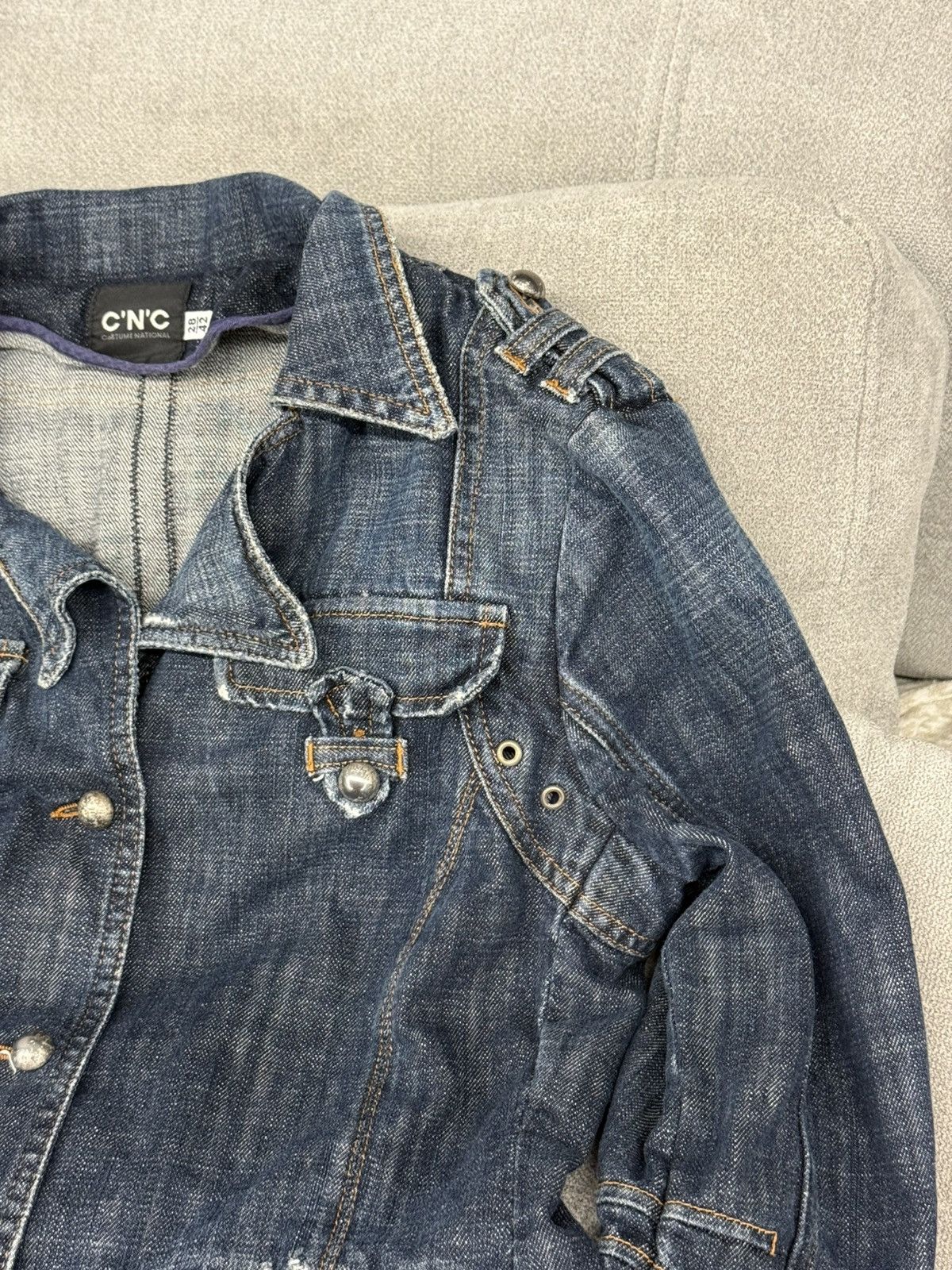 Costume National Archive C’N’C Costume National Vintage Denim Jacket Size M / US 6-8 / IT 42-44 - 8 Thumbnail