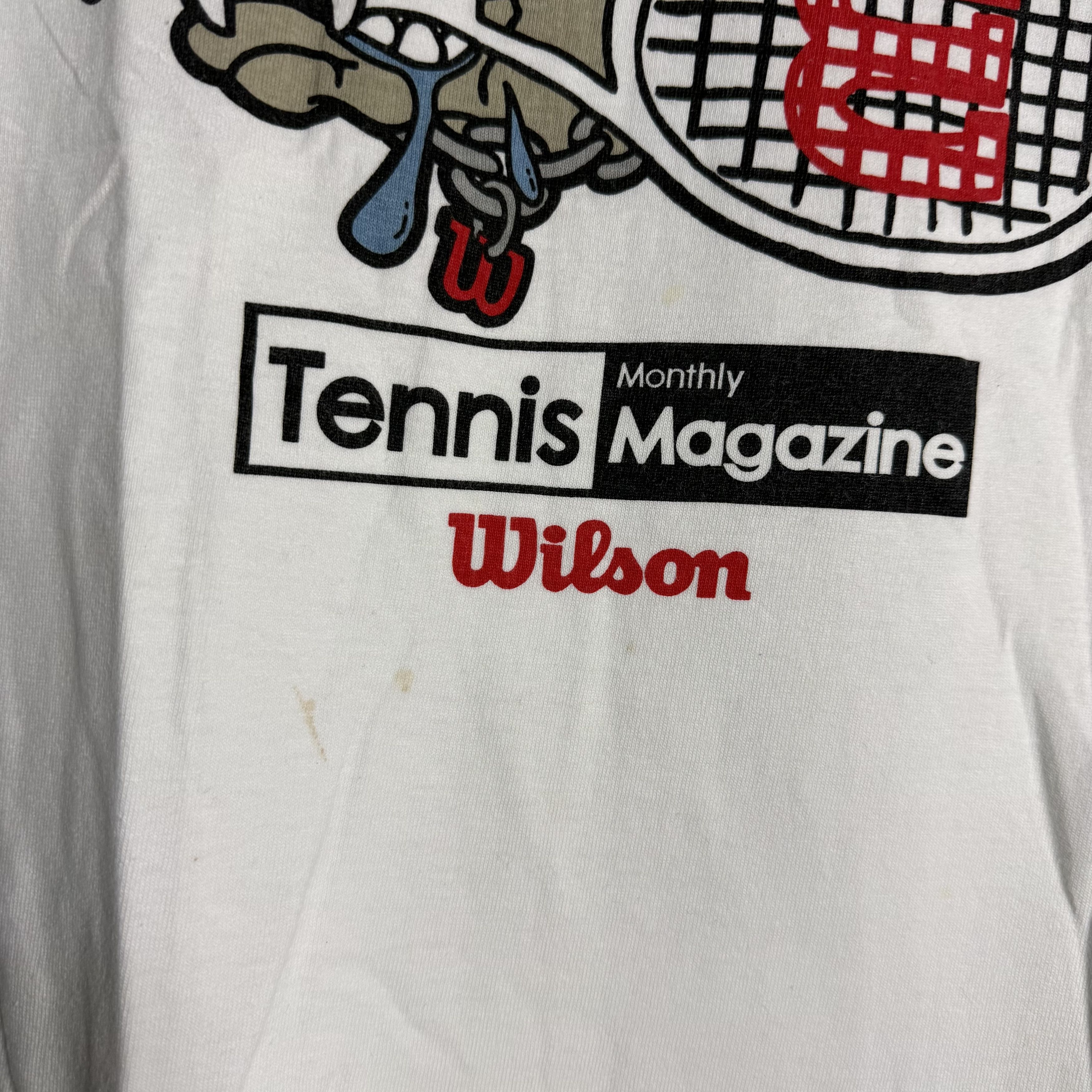 Wilson 🔥RARE🔥Vintage Wilson Cup Tennis Magazine T-shirt Size US L / EU 52-54 / 3 - 9 Thumbnail