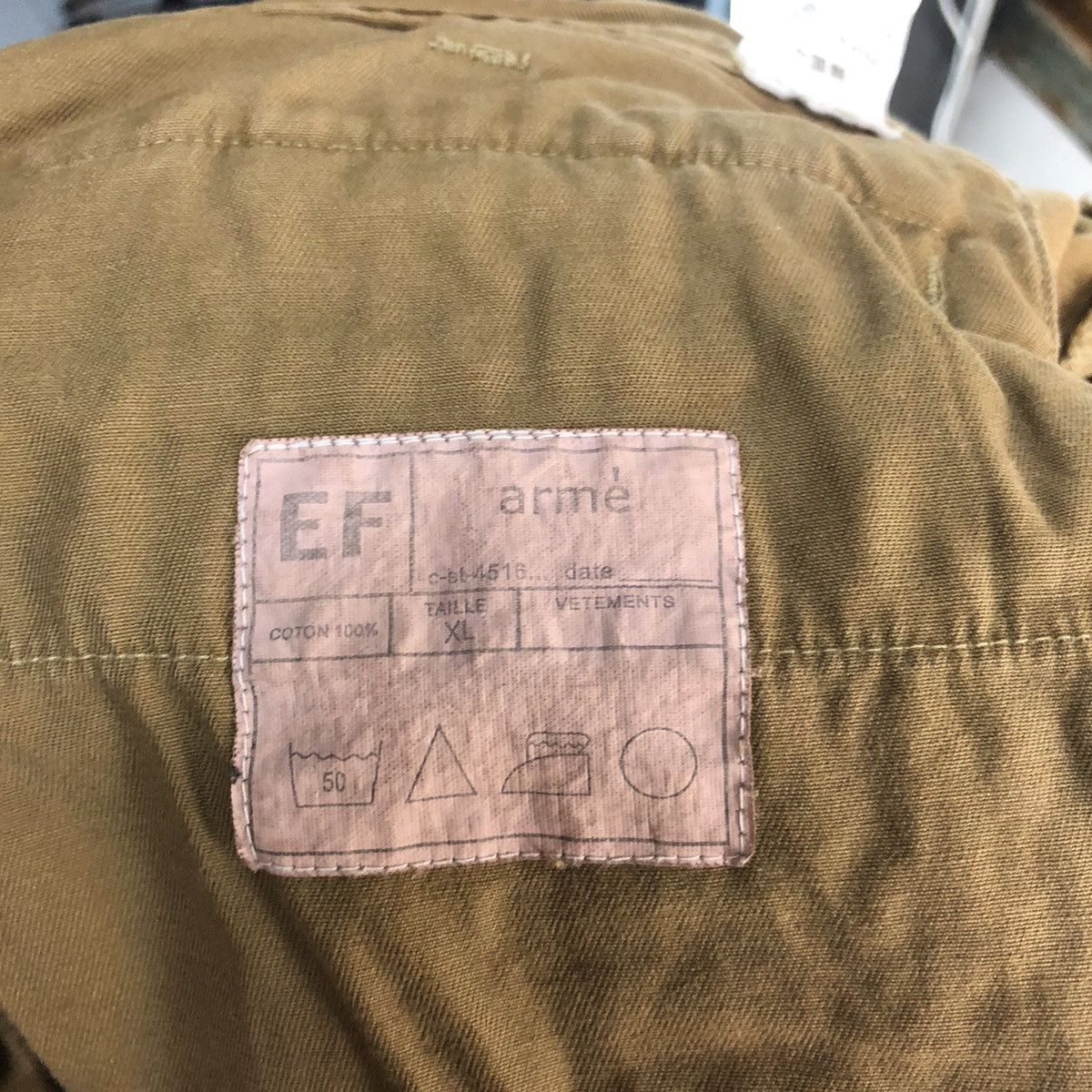Japanese Brand Arme Brown Cargo Multipocket Pants #A1921 Size US 31 - 19 Thumbnail
