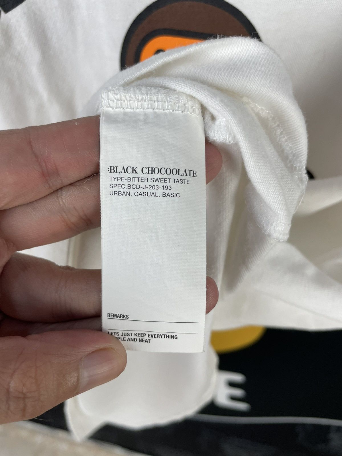 Bape × CHOCOOLATE × Japanese Brand Bape x Chocoolate Baby Milo Tee Size US XS / EU 42 / 0 - 9 Thumbnail