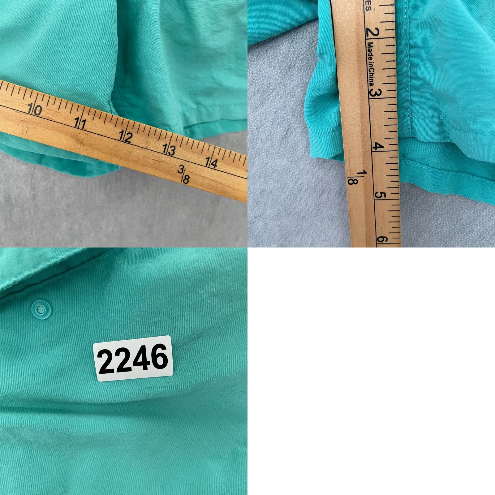 Patagonia Patagonia Shorts Adult Small Aqua Green Baggies Lined Pockets Stretch Mens 32 Size US 29 - 8 Thumbnail